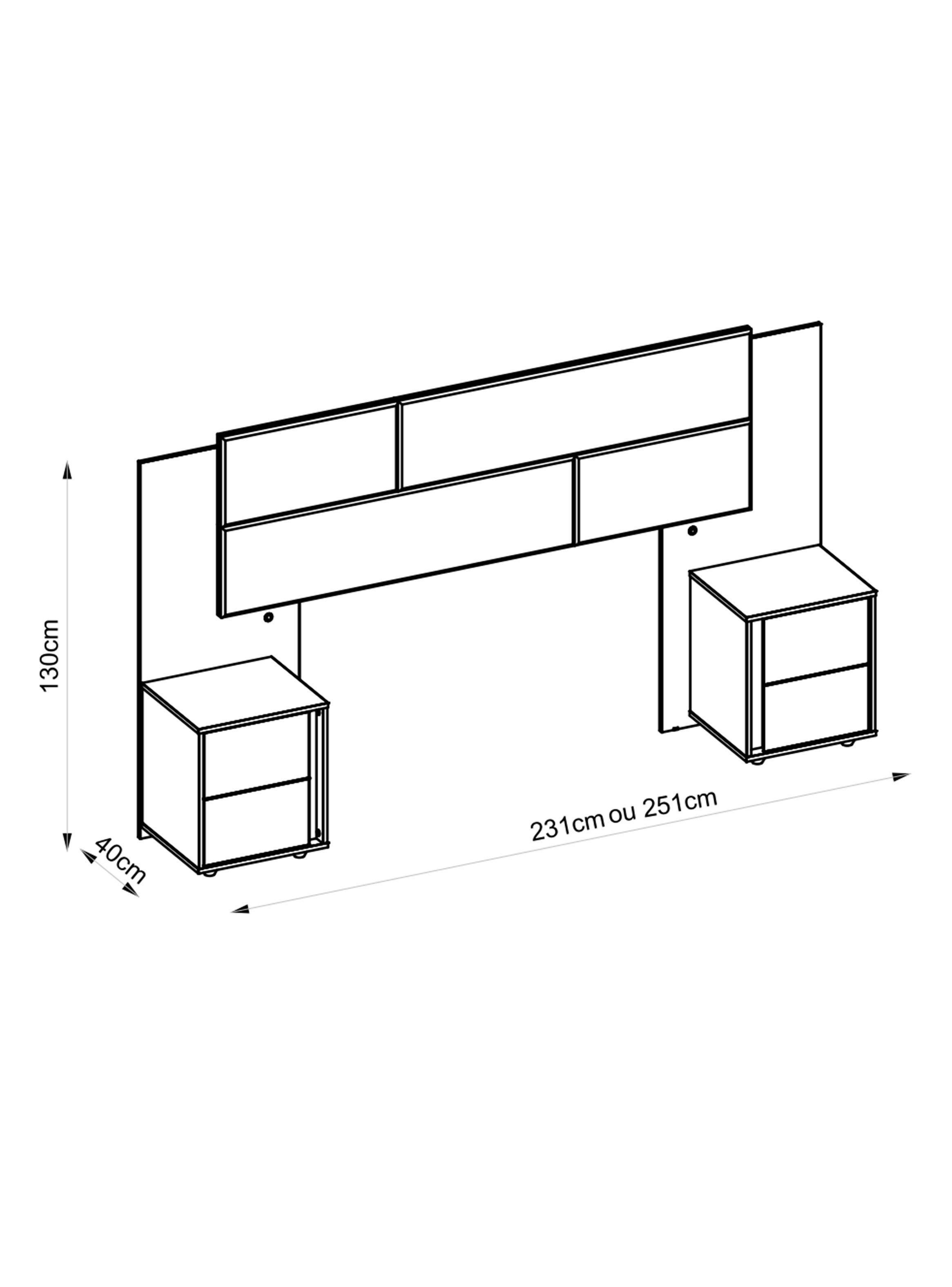Respaldo con Tela Rubia 2 Plazas Tabaco-1