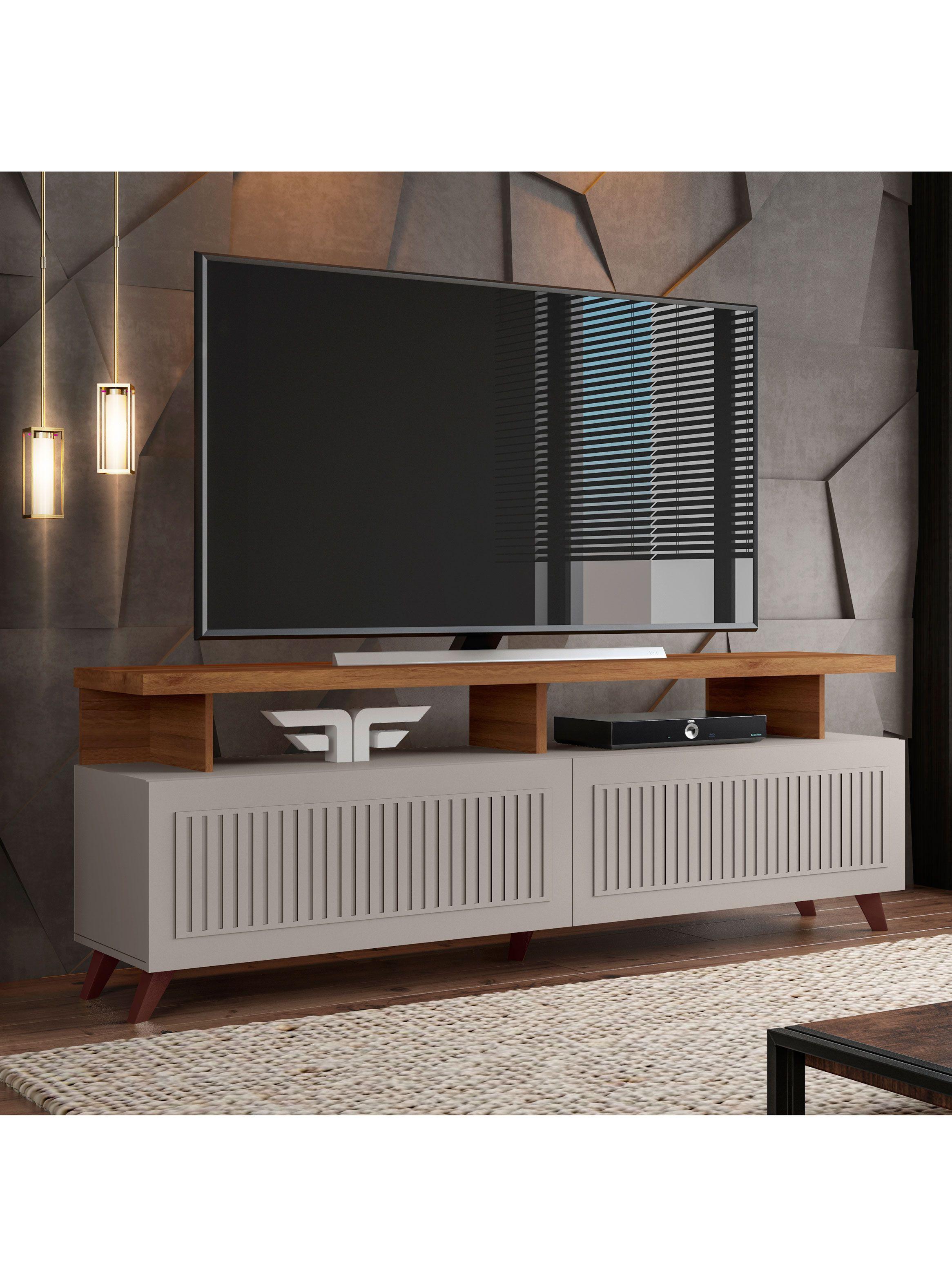 Rack Tv Londres Off White Mate-4