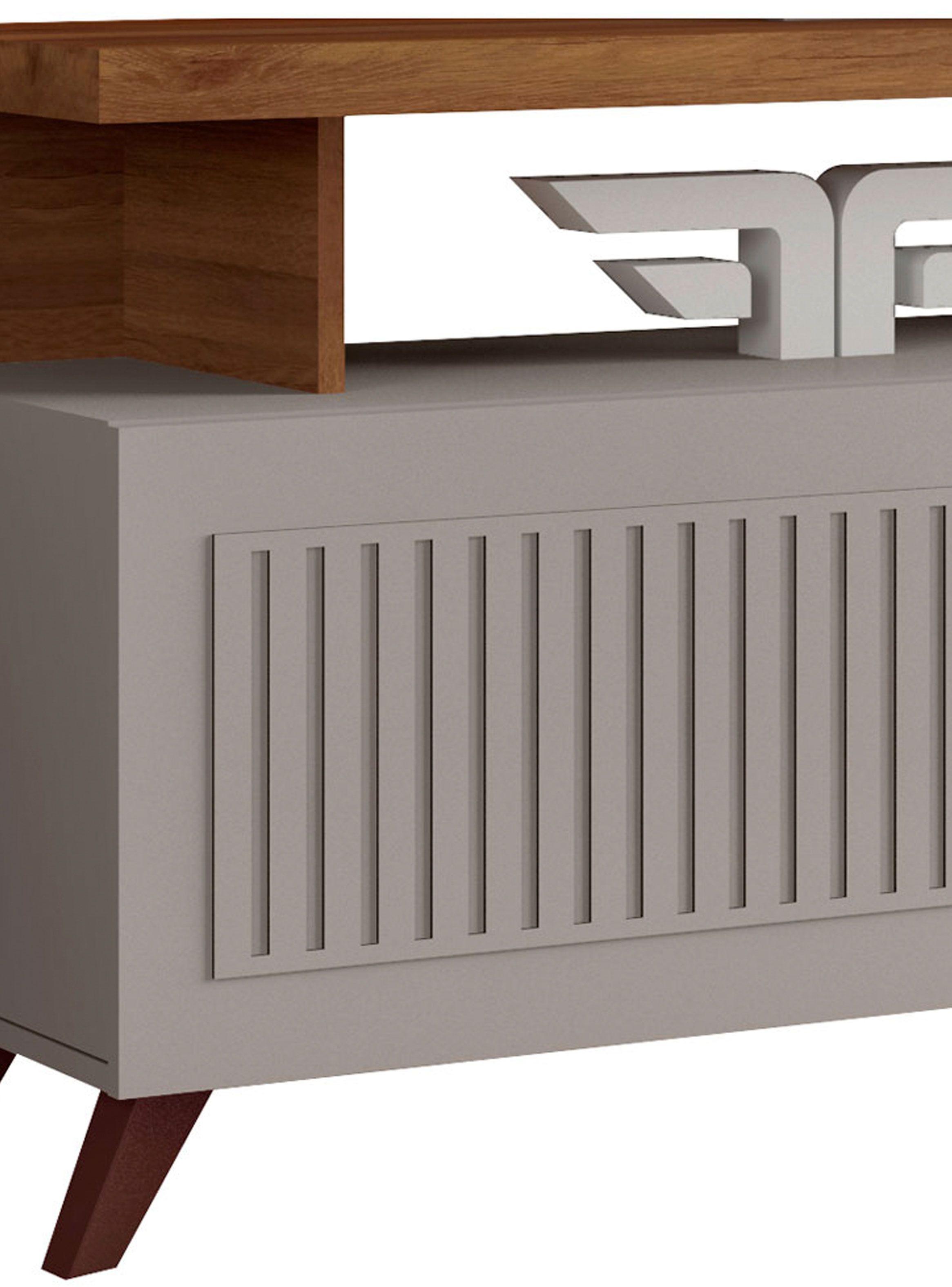 Rack Tv Londres Off White Mate-3