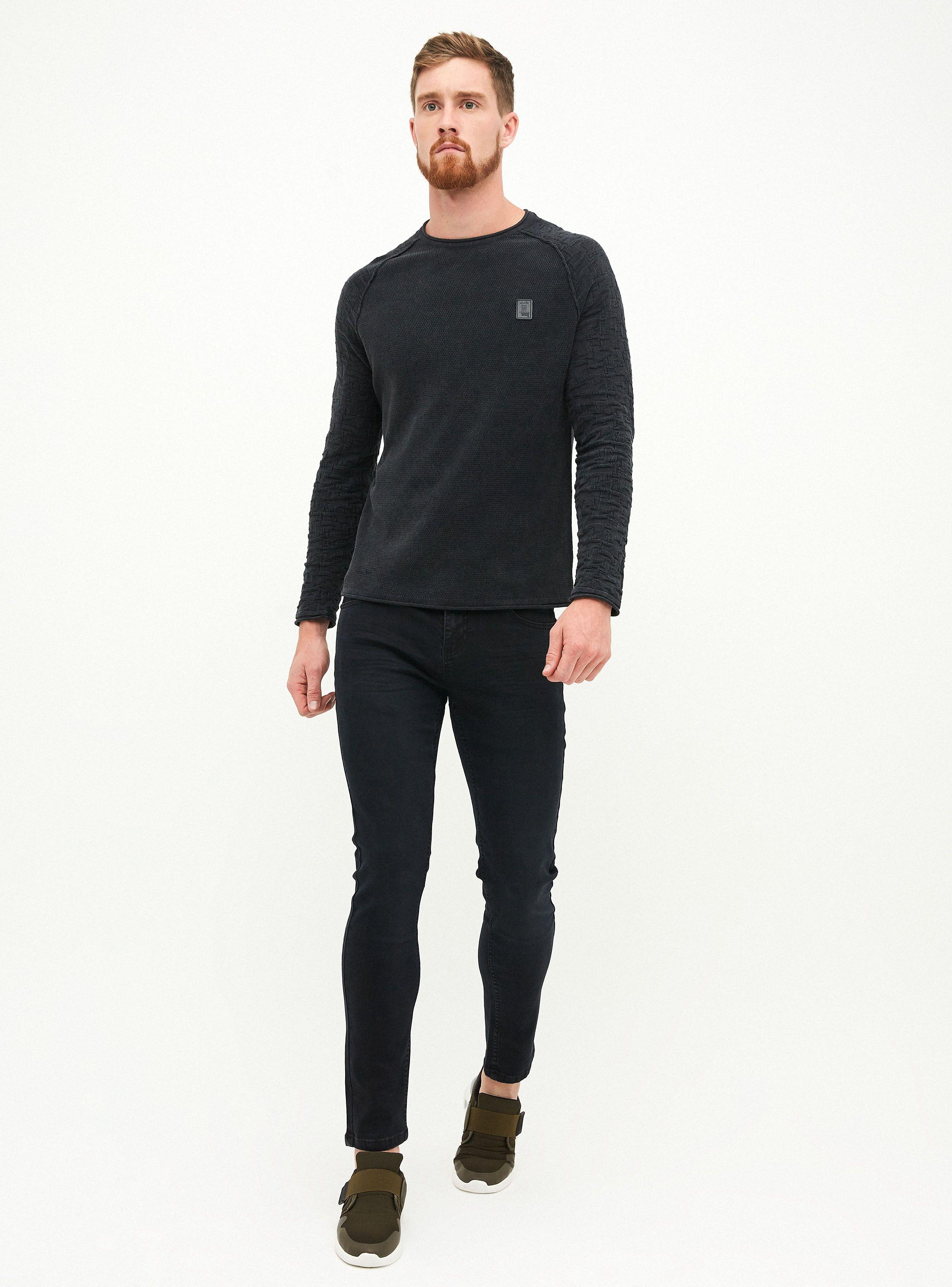 Sweater Raglan Mangas Jacquard Lavado JJO-3