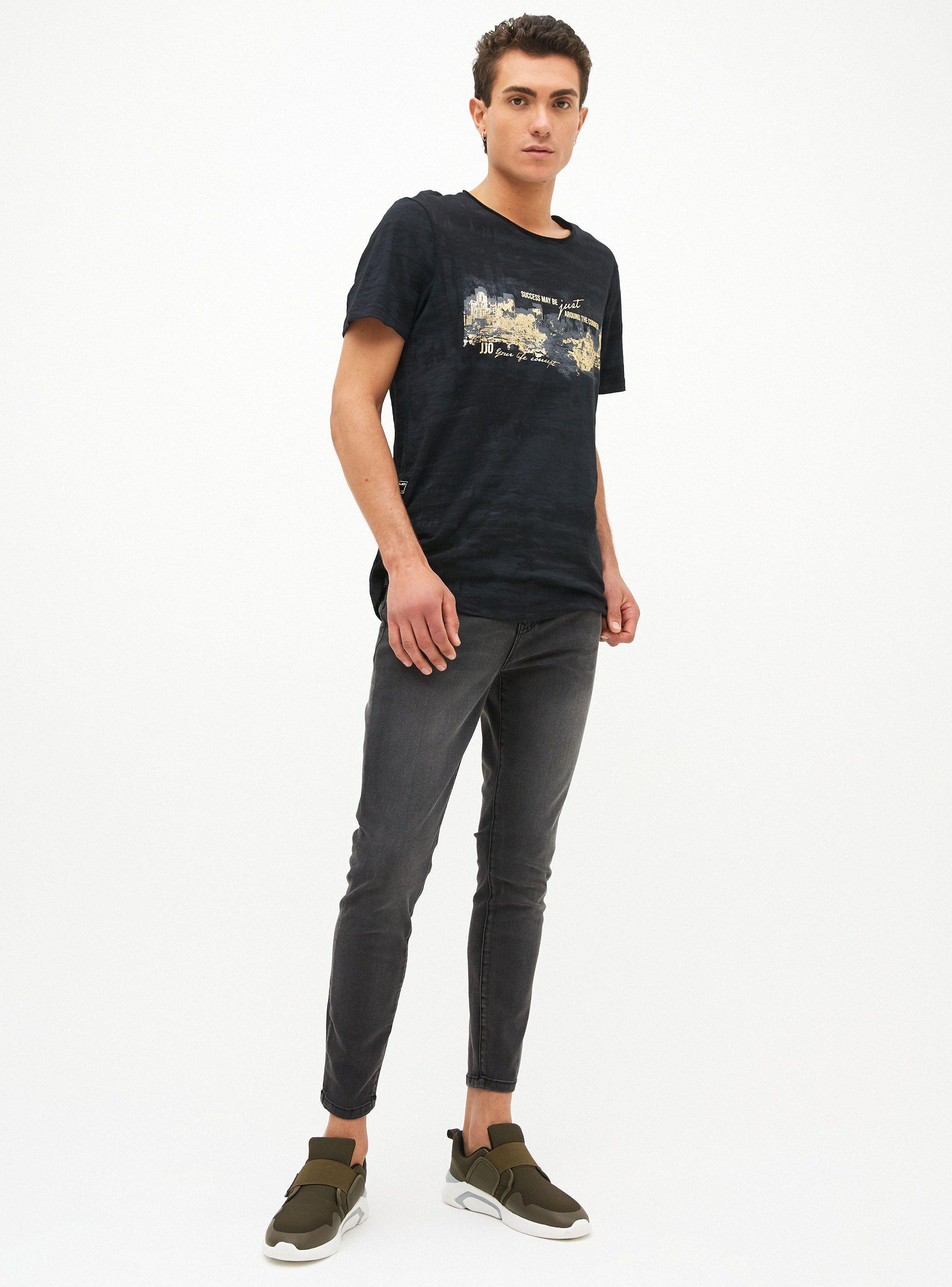 Jeans Hombre Spray On Negro JJO-3