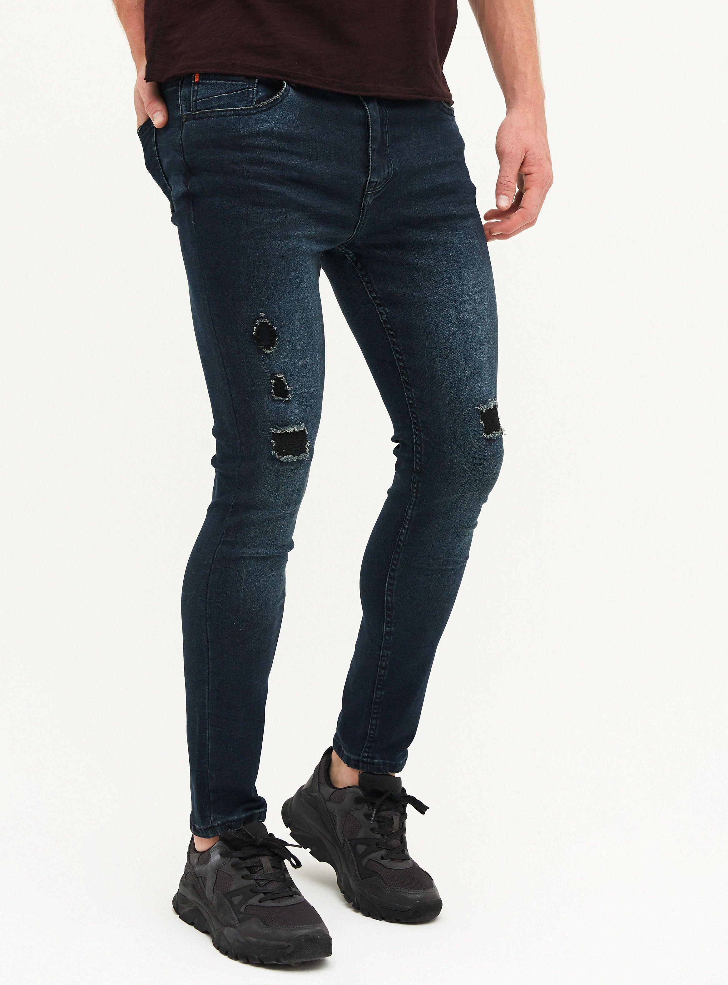 Jeans Súper Skinny Fit Craquelado JJO-0