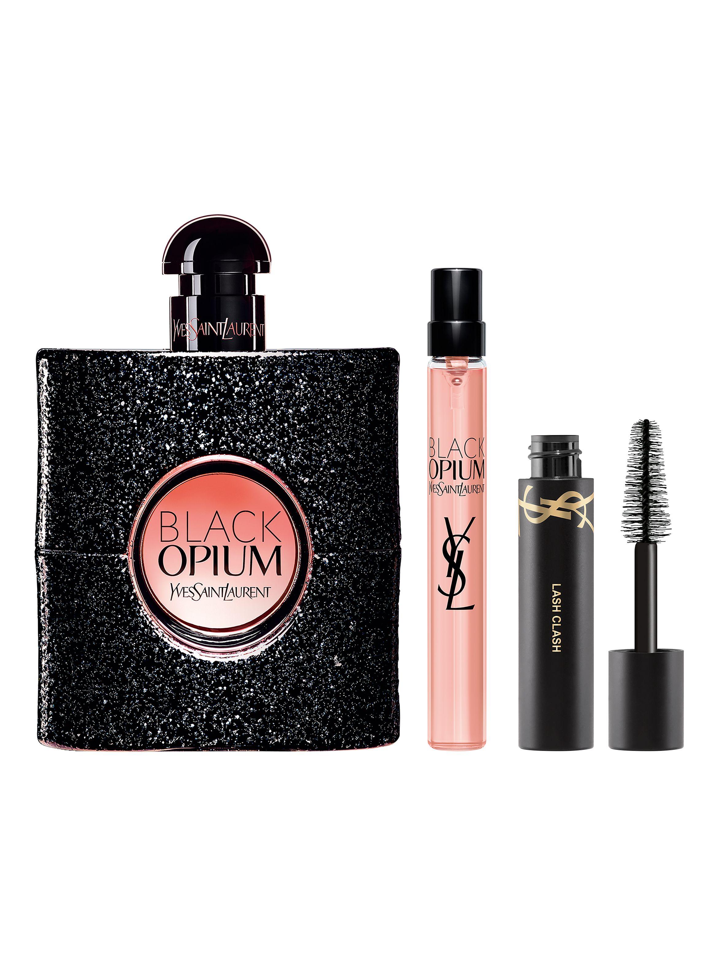 Set Perfume Black Opium EDP Mujer 90ml + 10ml + Mini Lash Clash-0