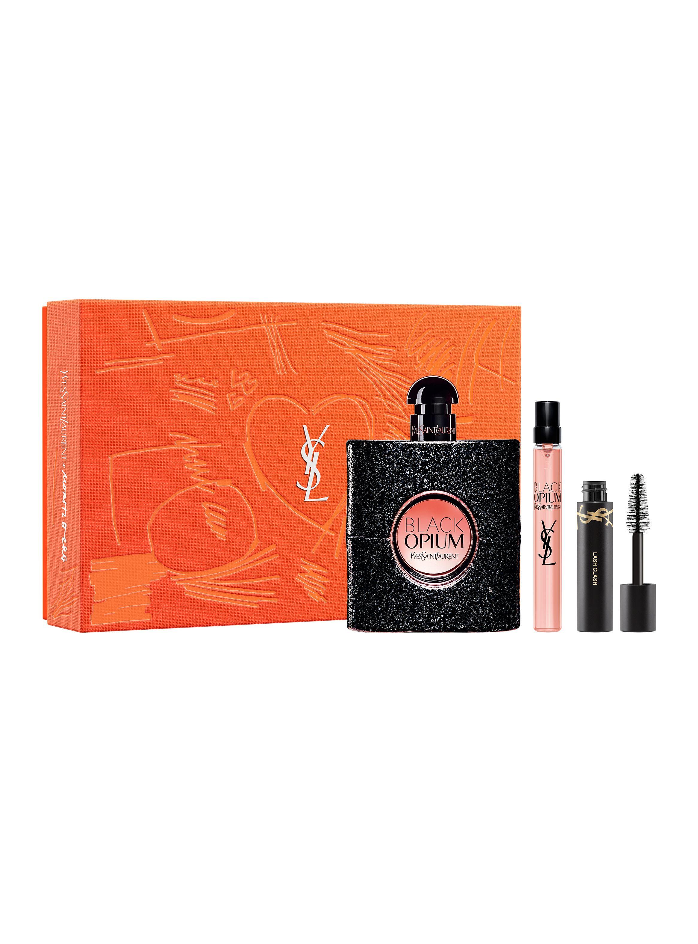 Set Perfume Black Opium EDP Mujer 90ml + 10ml + Mini Lash Clash-1
