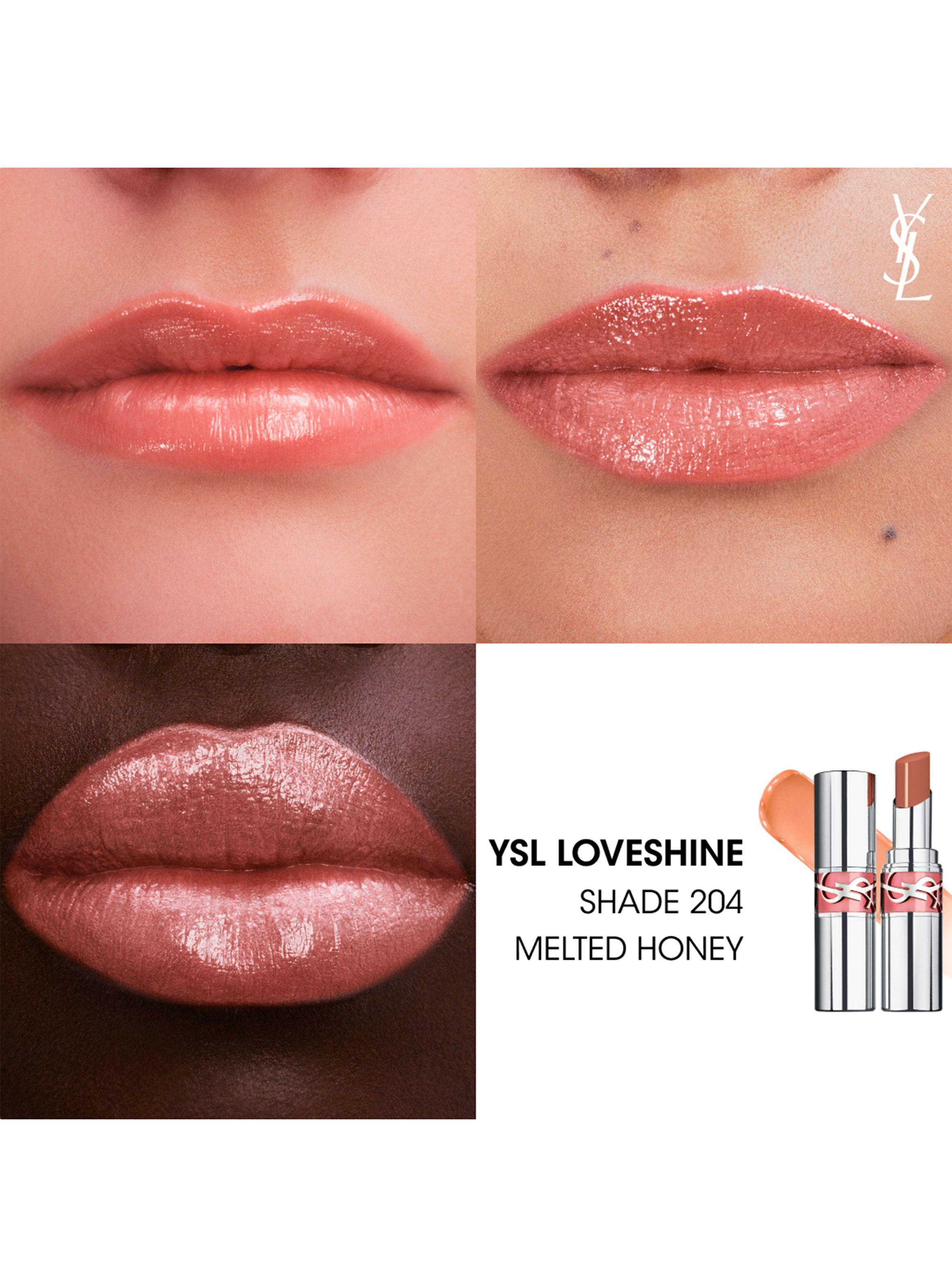 Labial YSL Loveshine 204 Melted Honey Yves Saint Laurent-2
