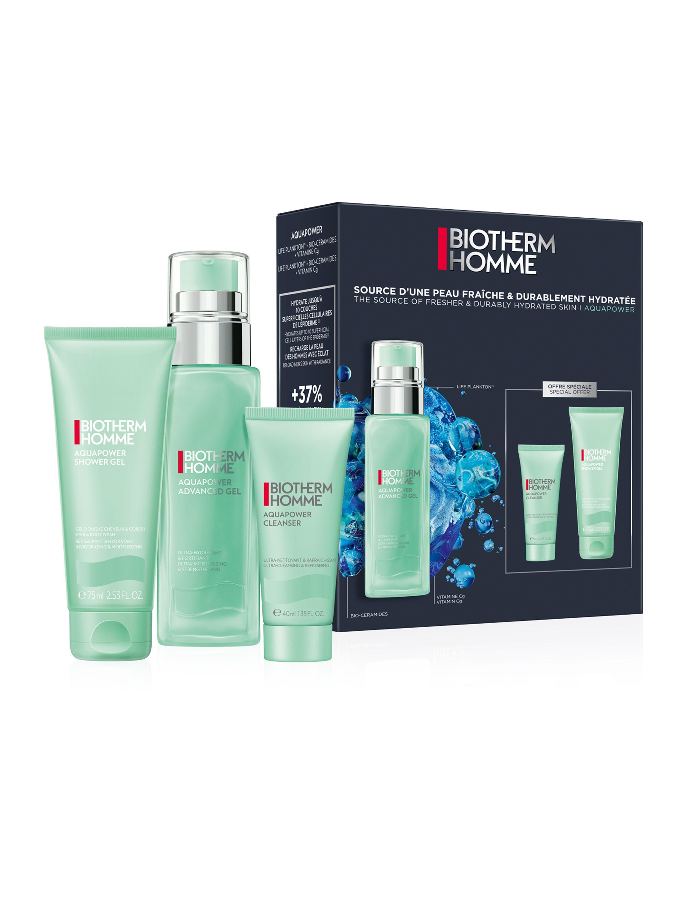 Set Rutina Hidratante Aquapower Advanced Gel 75 ml Biotherm Hombre-0