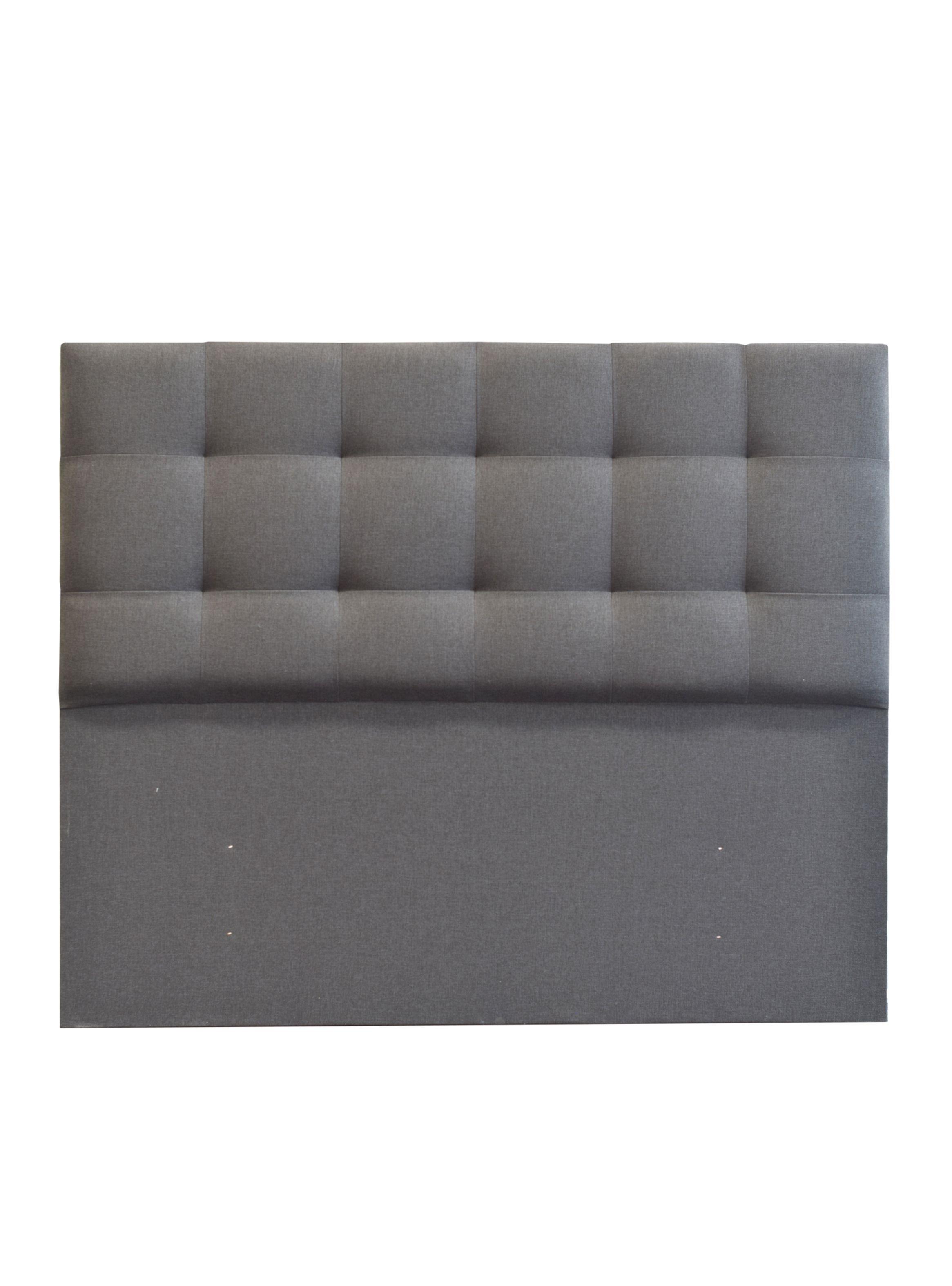 Cama Europea Sunset King Base Dividida + Respaldo Tignes Gris-1