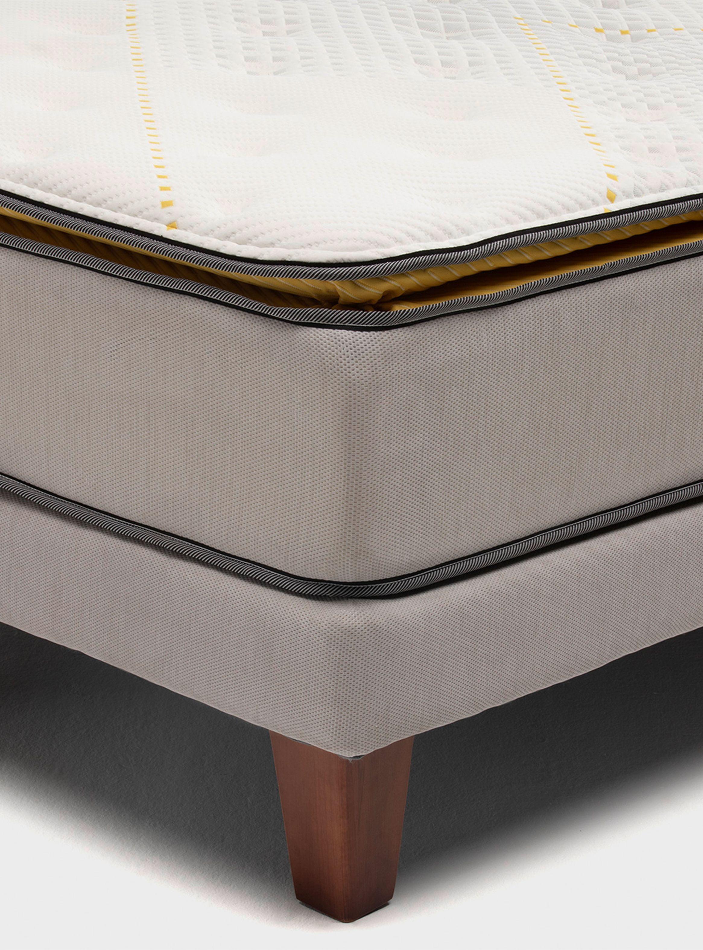 Cama Europea Sunset King Base Dividida + Respaldo Tignes Arena-4