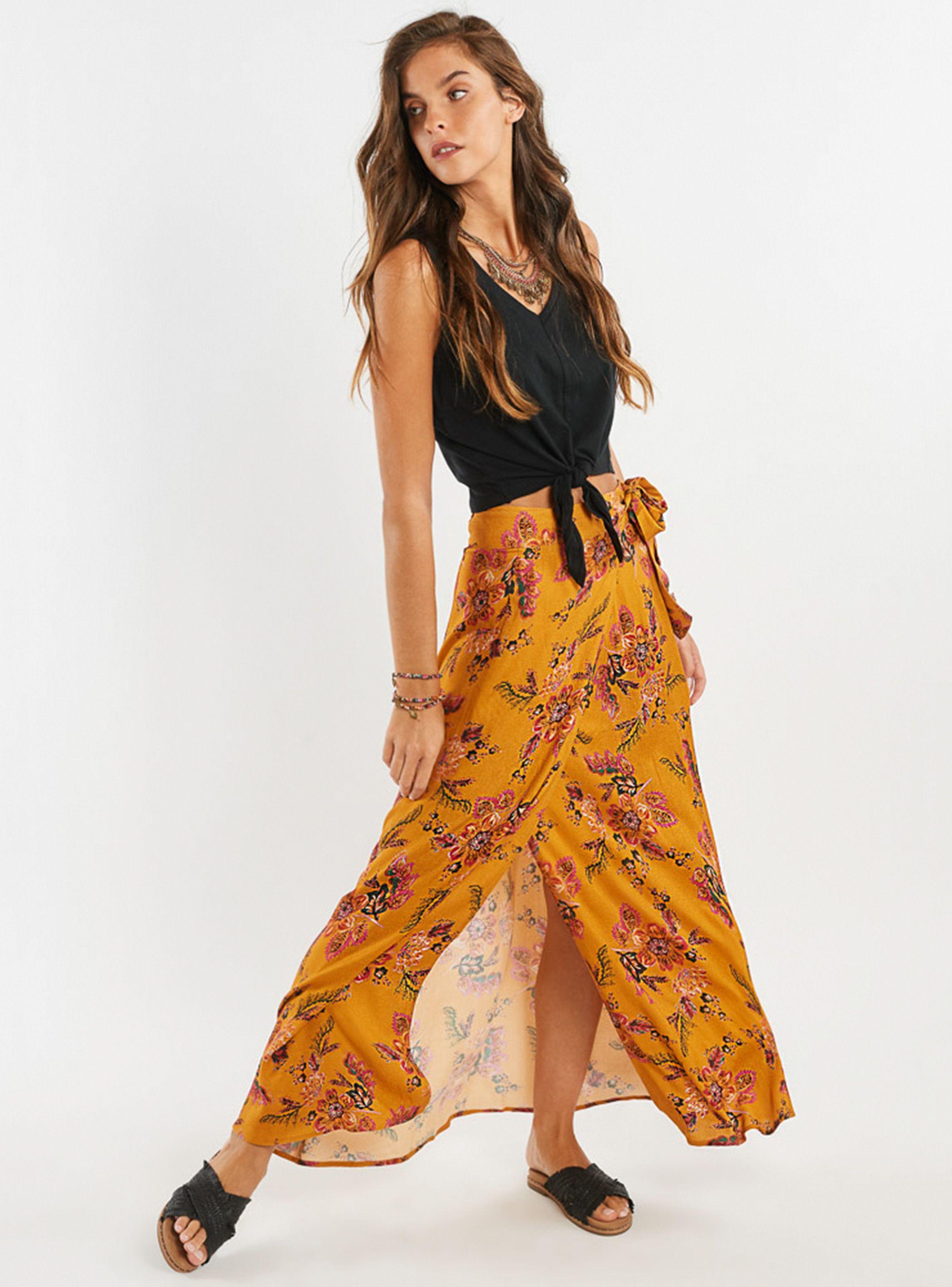 Falda Envolvente  Estampada Umbrale-3