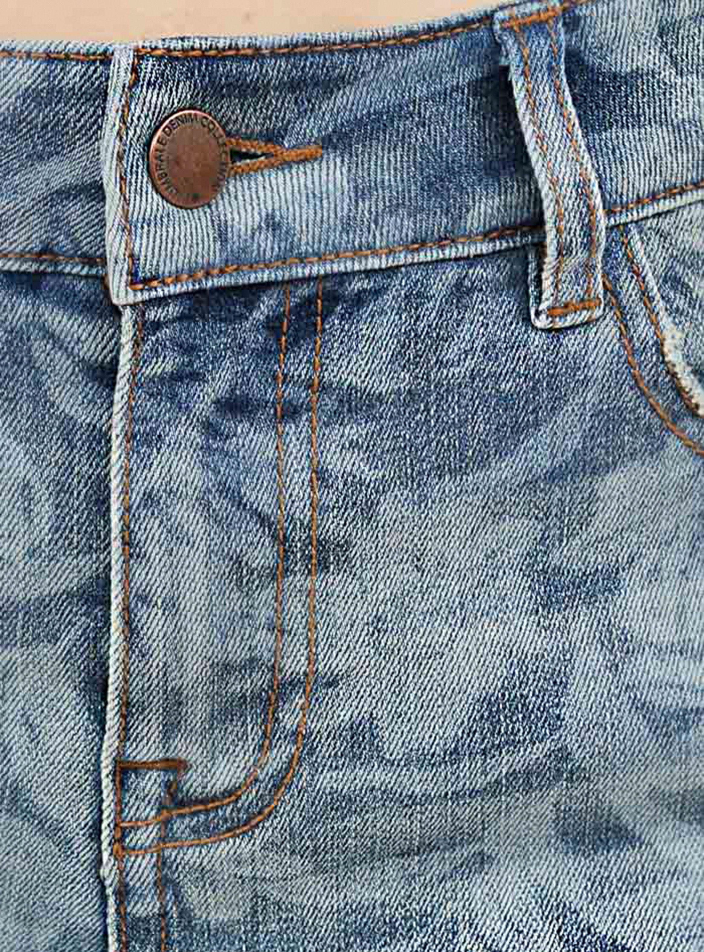 Jeans Flair Print Flores Umbrale-2