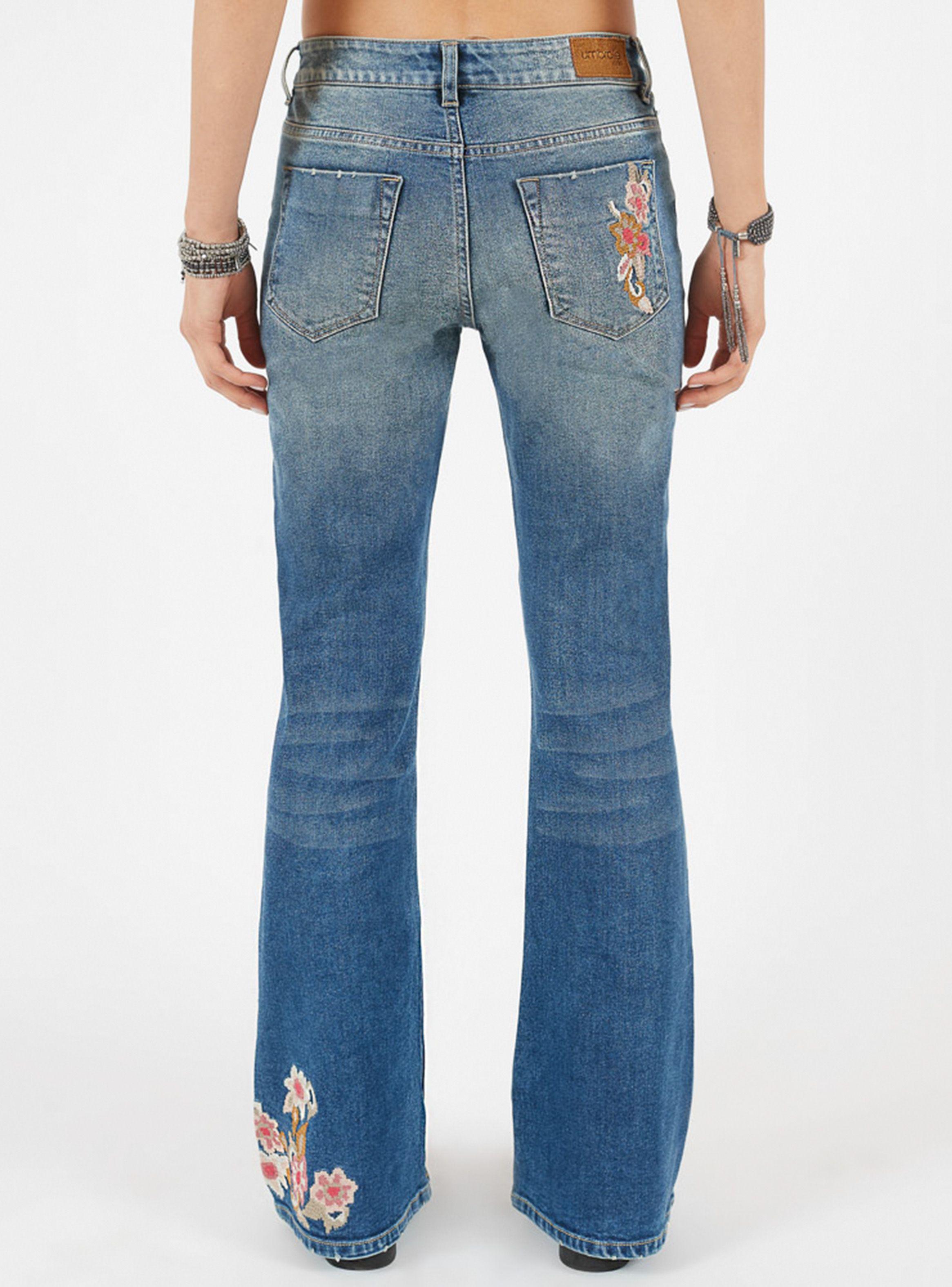 Jeans Azul Bordado Umbrale-1