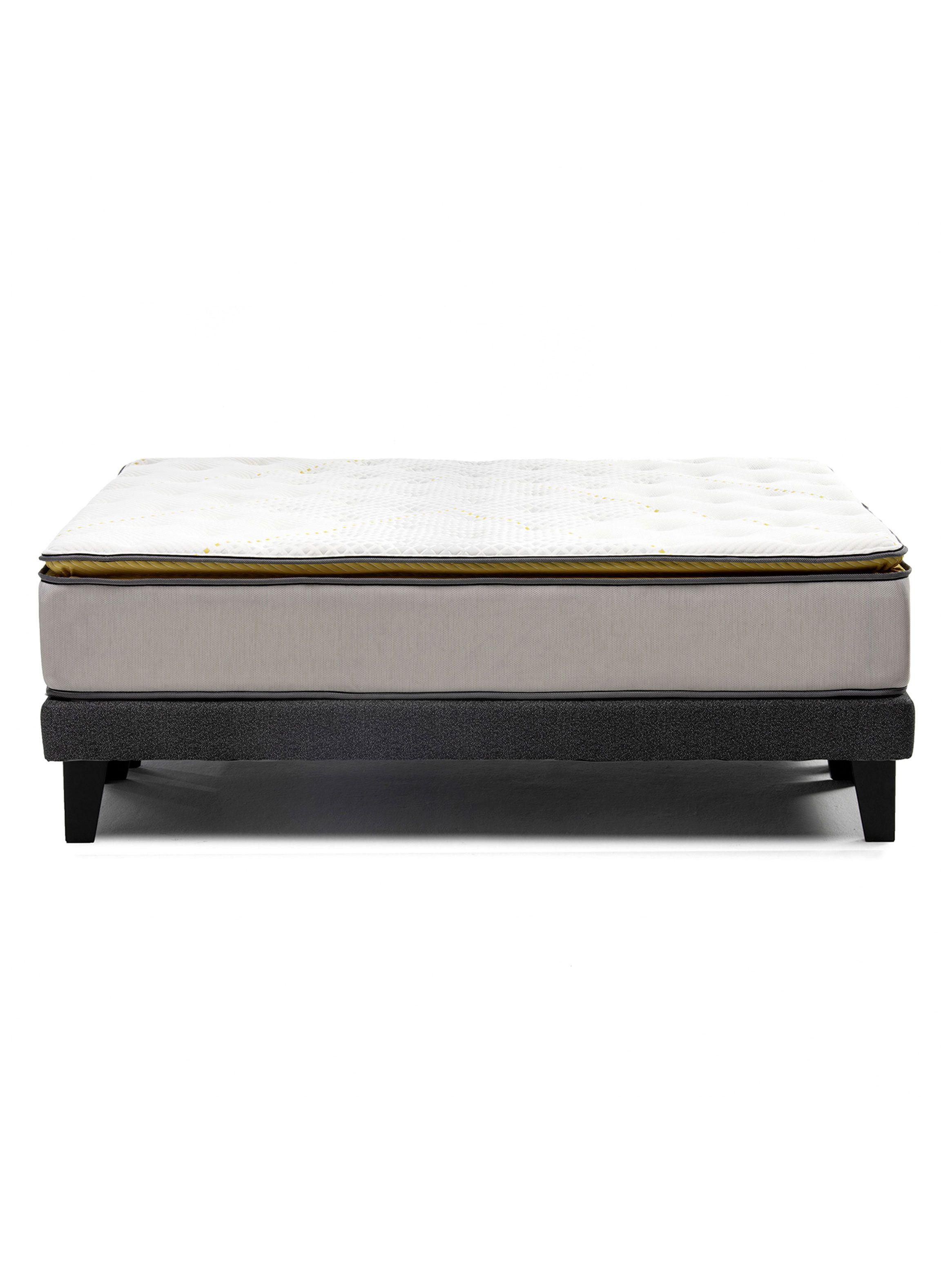Cama Europea Sunset 2 Plazas Gris-2