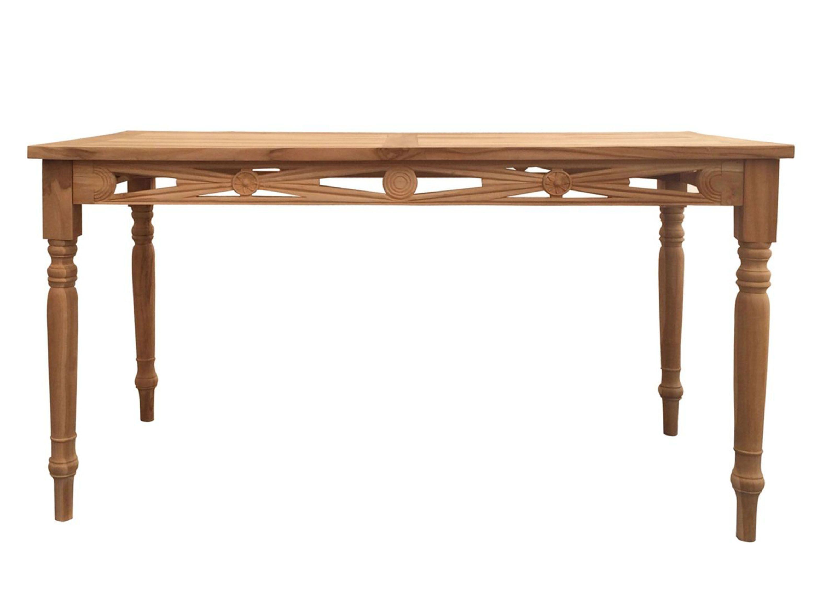 Mesa Dora Decora de Comedor Teca Clásica Dora Decora-0