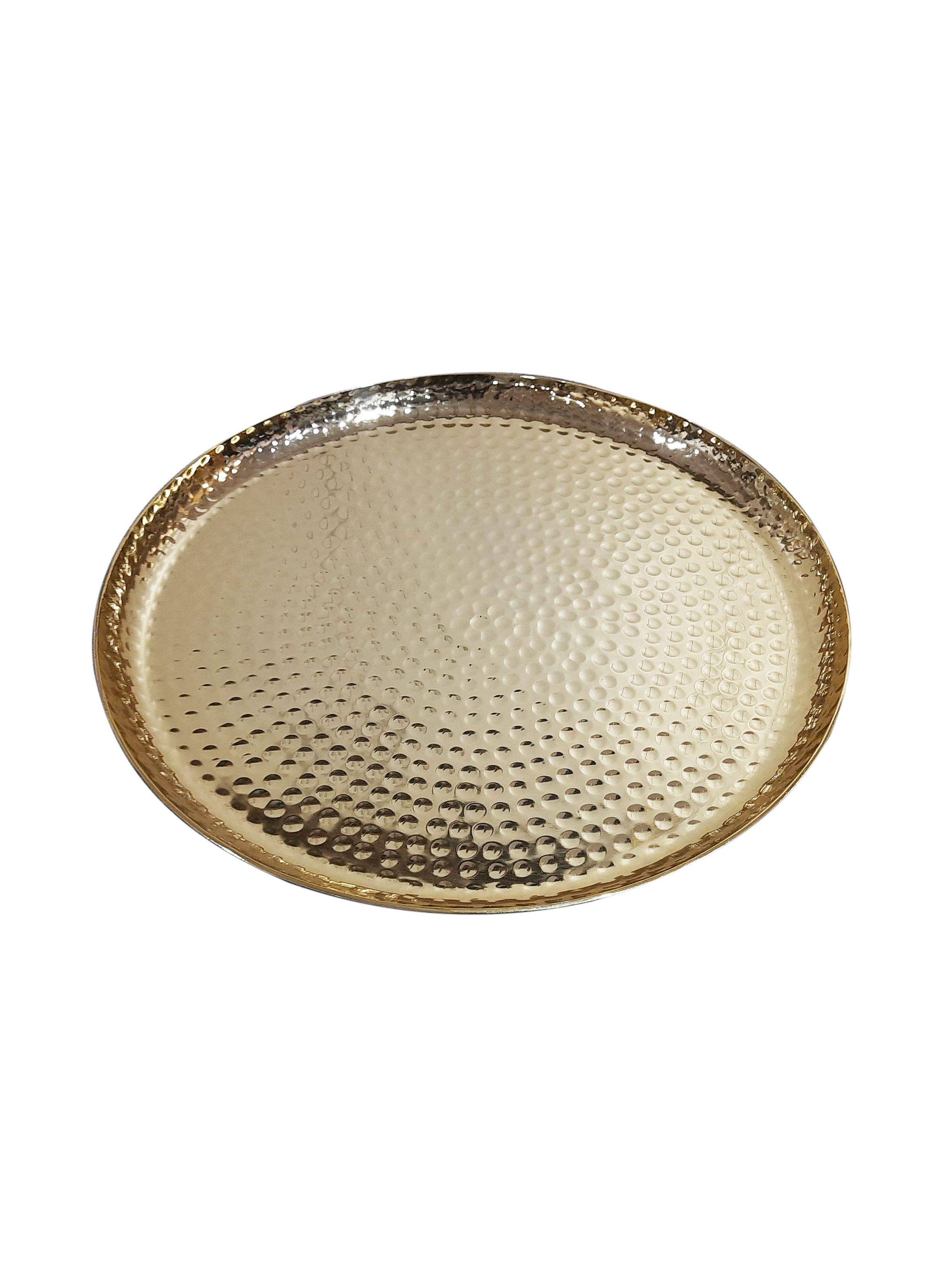Bandeja Circular 12.5 cm Gold-1