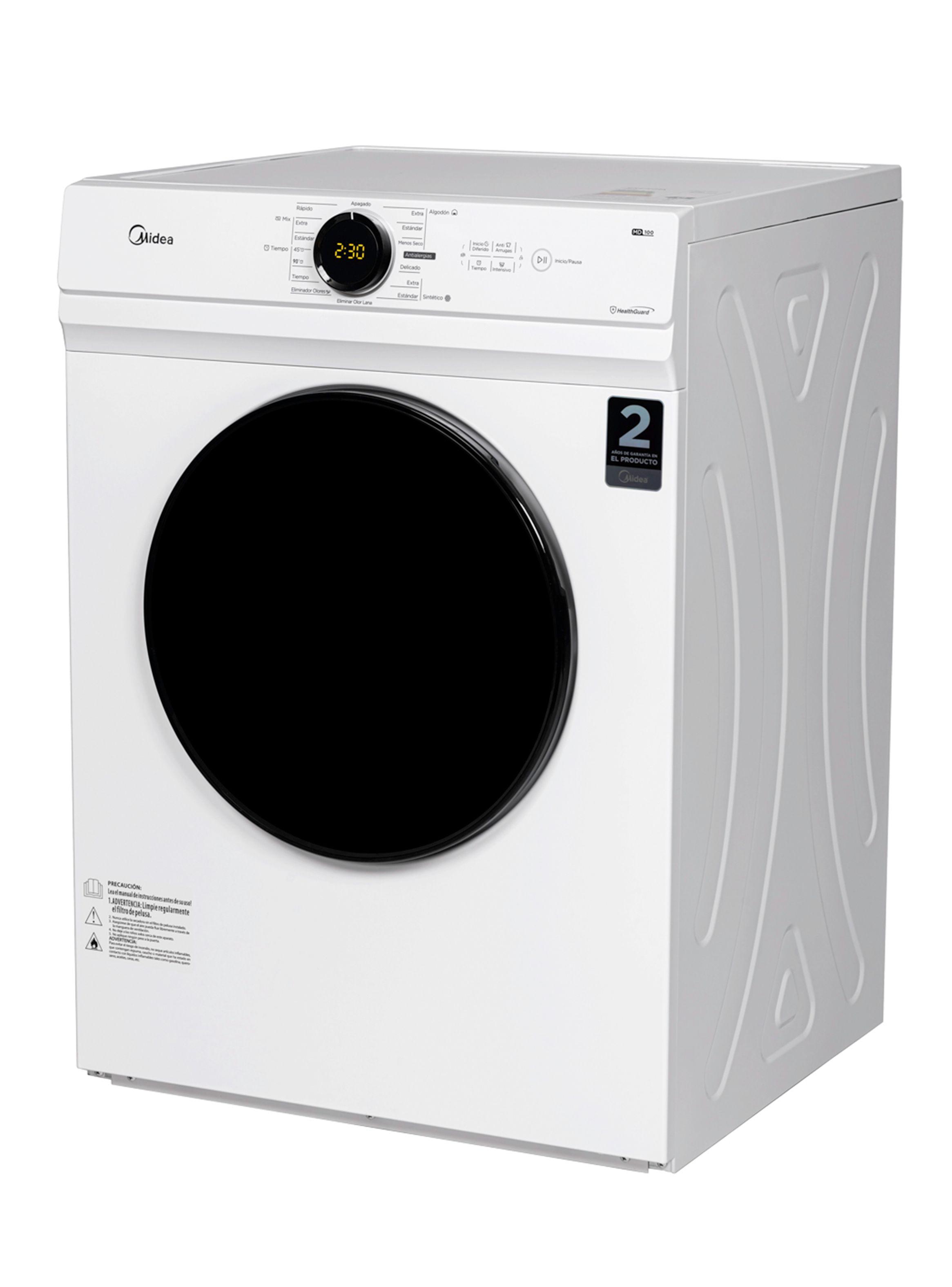 Secadora Eléctrica Ventilación Frontal 10 Kg MD100A100/W-2