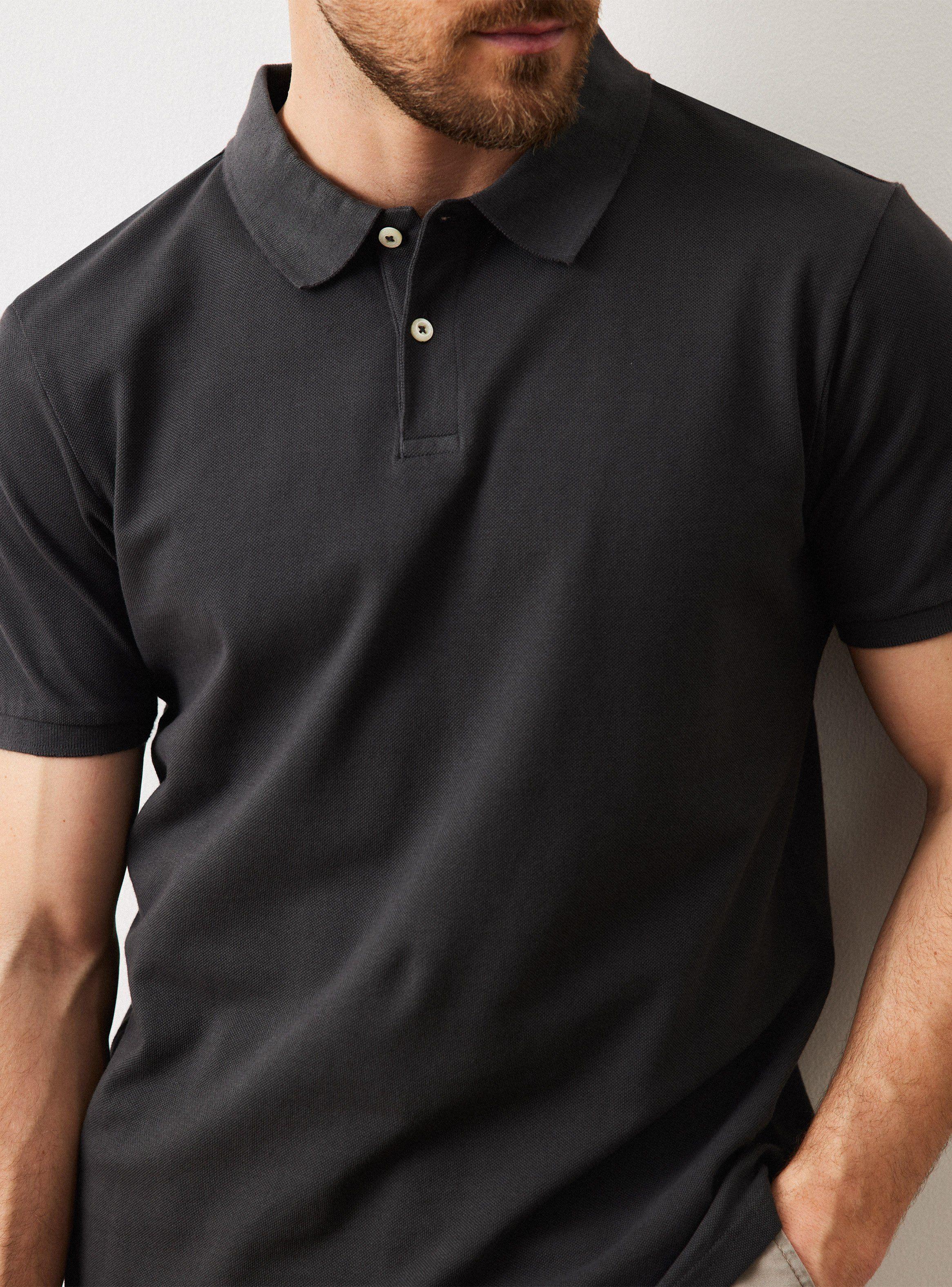 Polera Básica Piqué Cuello Garment-3