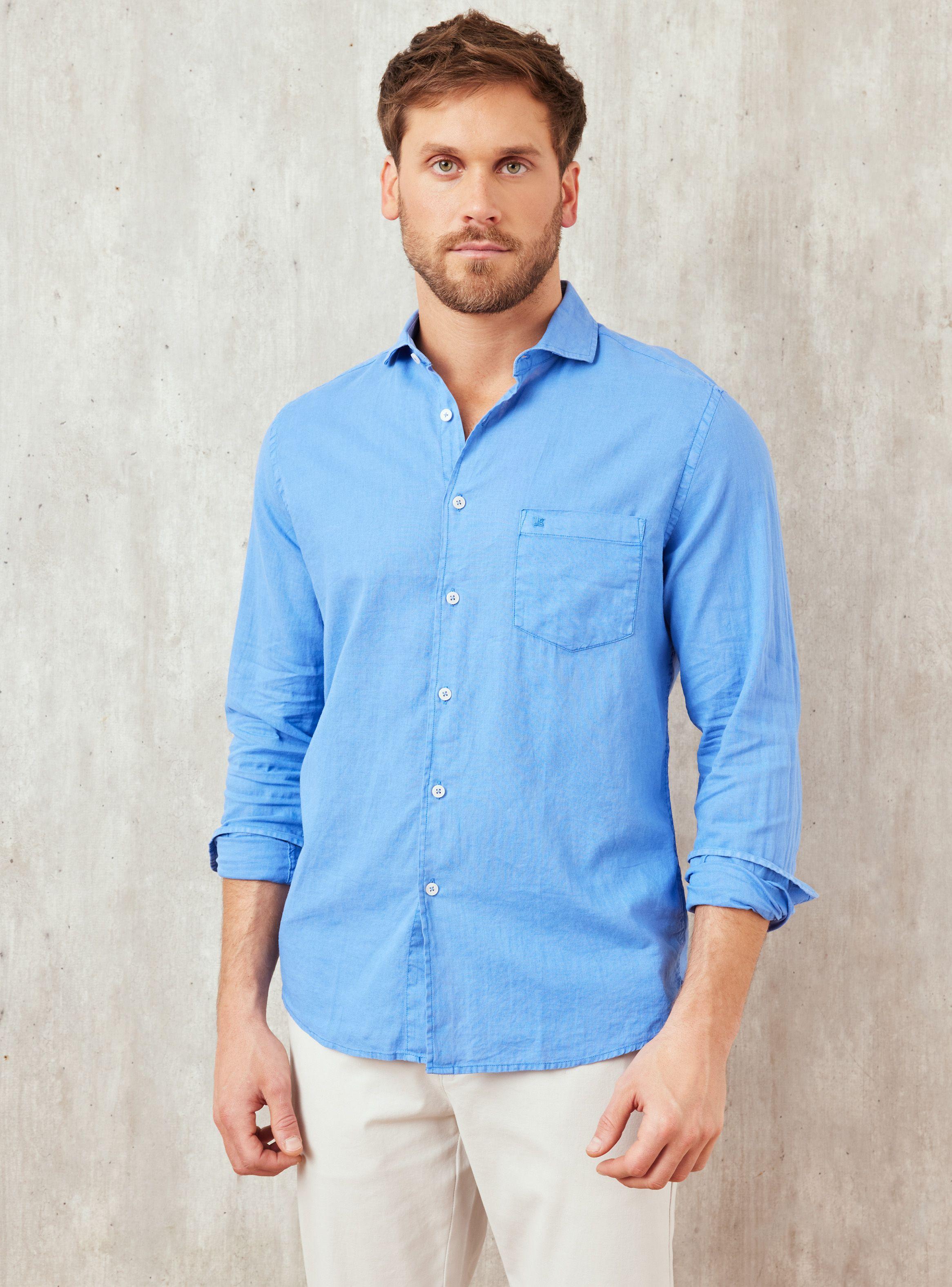 Camisa Manga Larga Lino Garment-0
