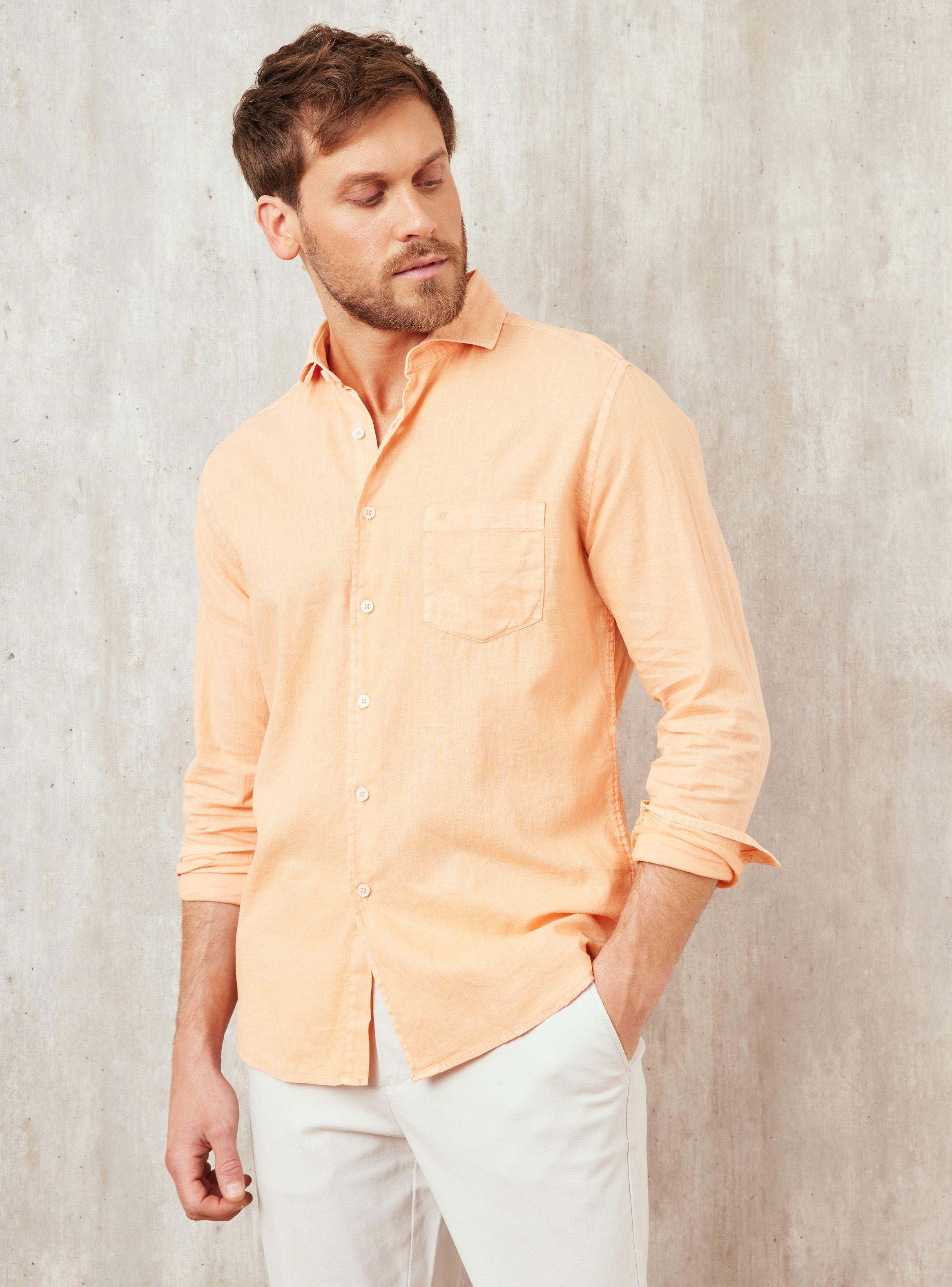 Camisa Manga Larga Lino Garment-0