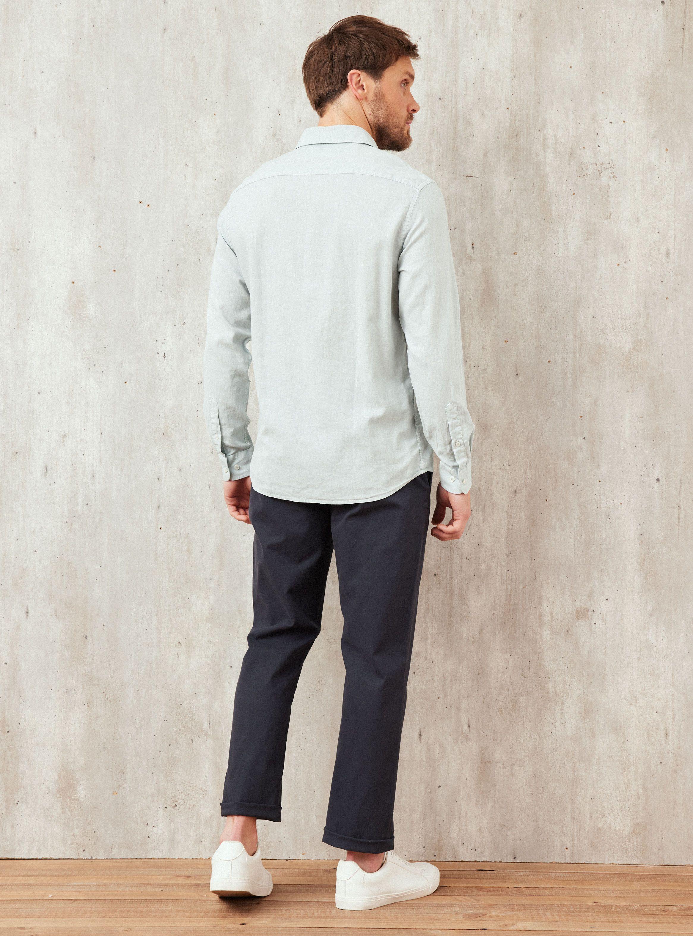 Camisa Manga Larga Lino Garment-5
