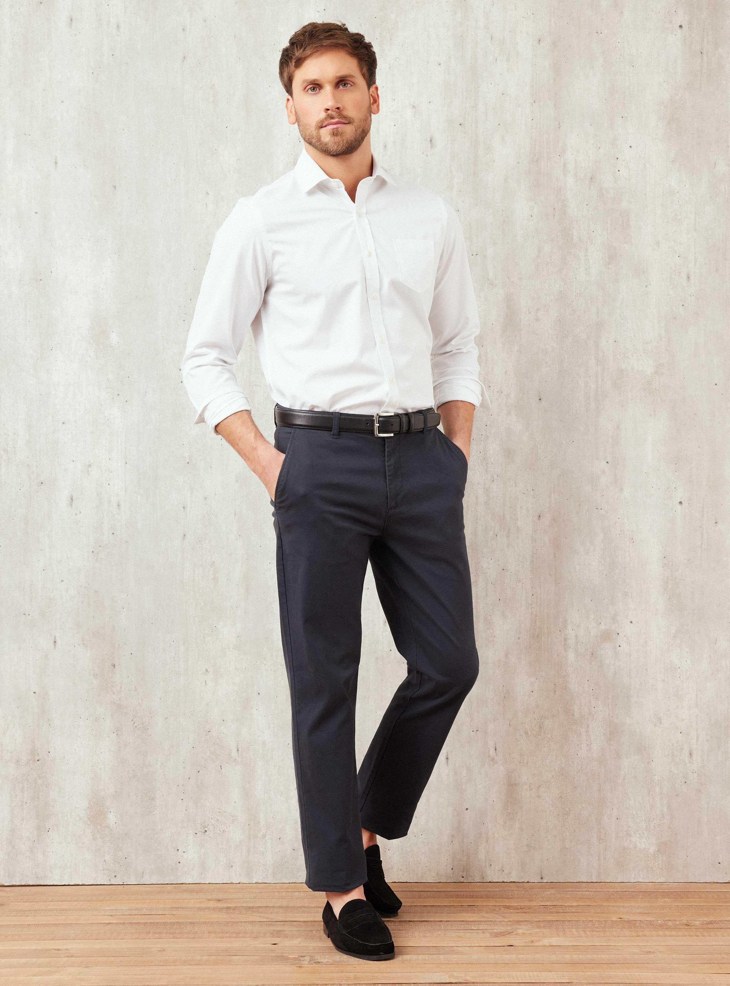 Camisa Manga Larga Lisa Formal-4