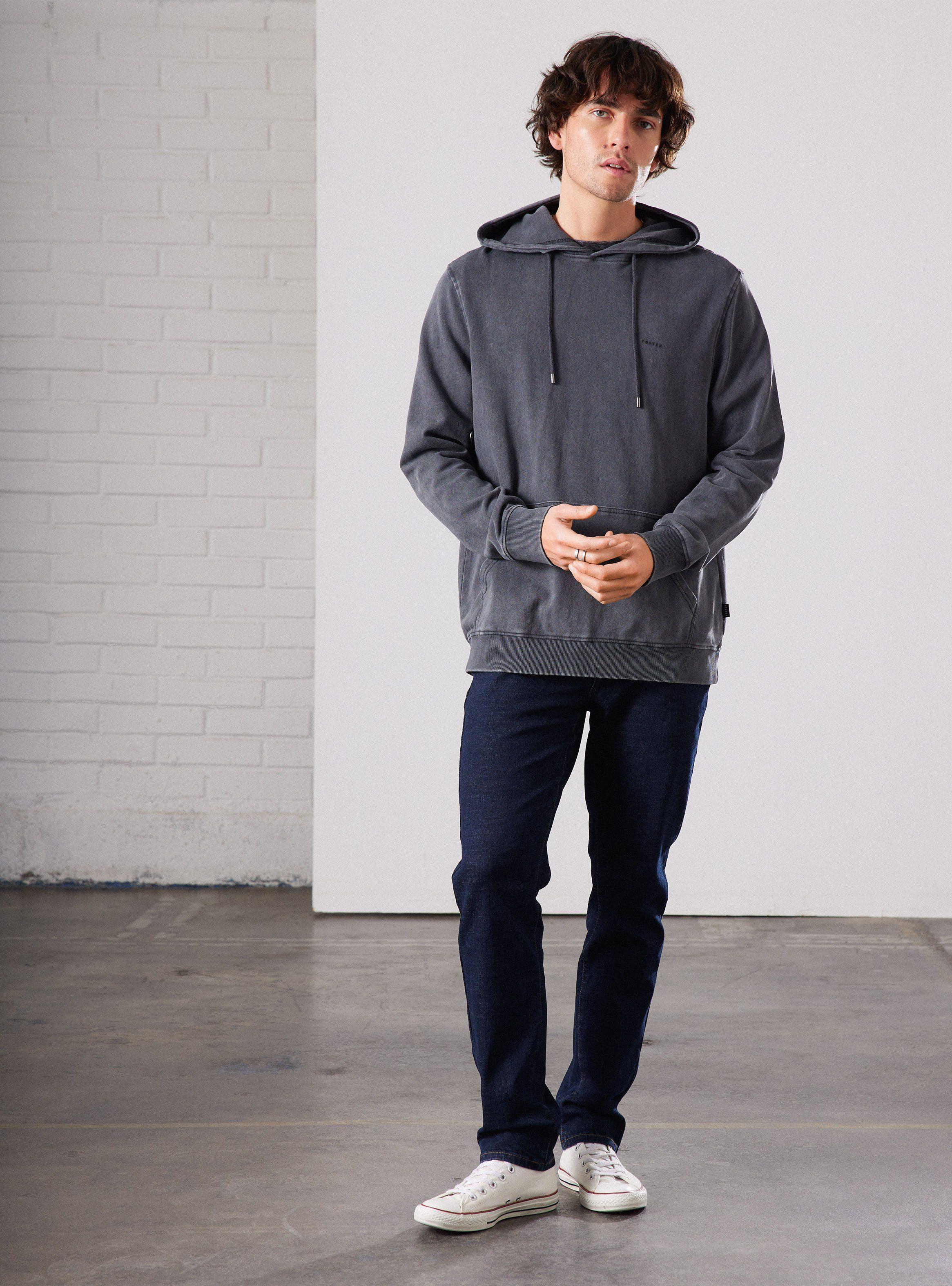 Polerón Canguro Hoodie Lavado-4