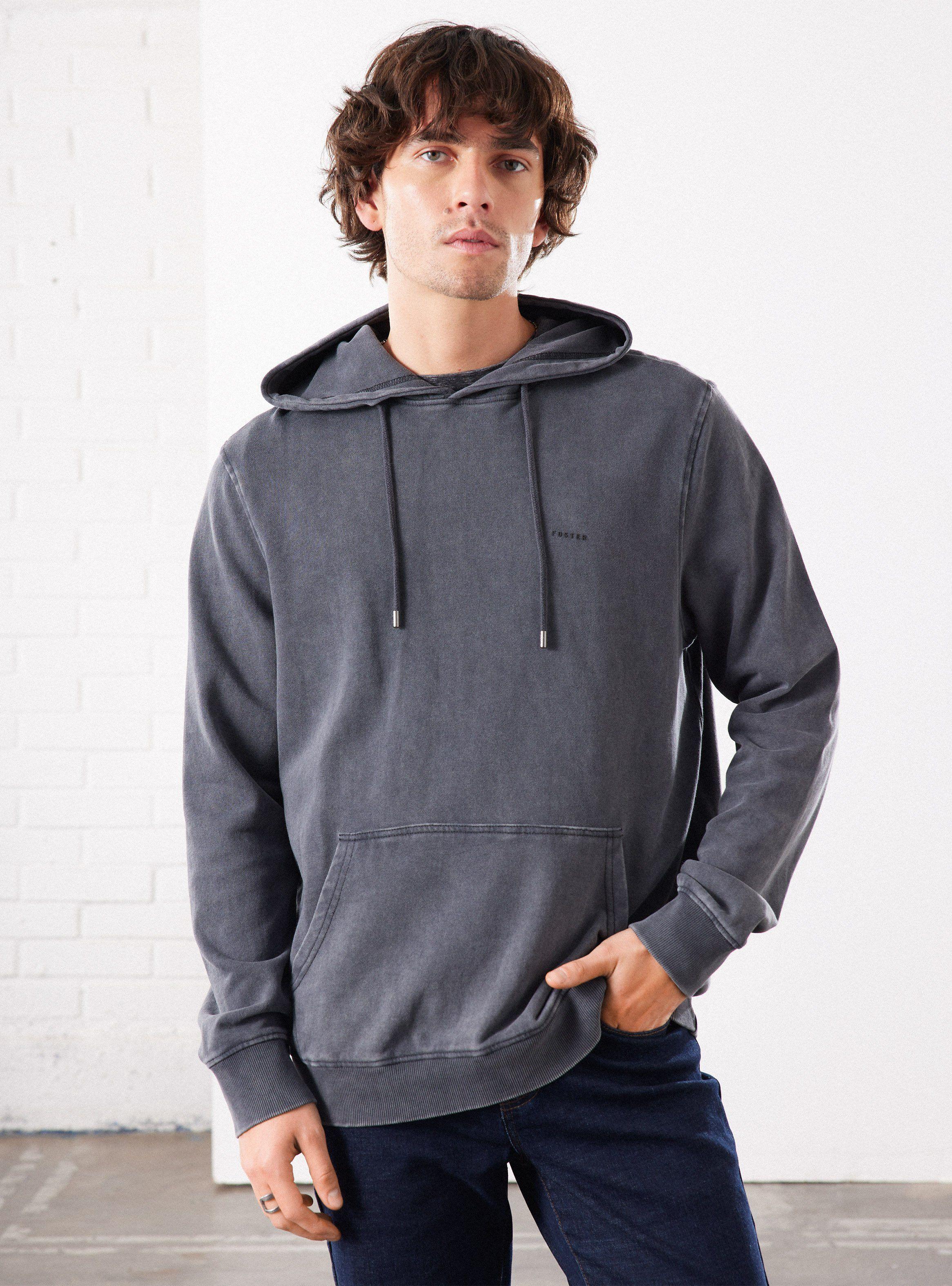 Polerón Canguro Hoodie Lavado-0