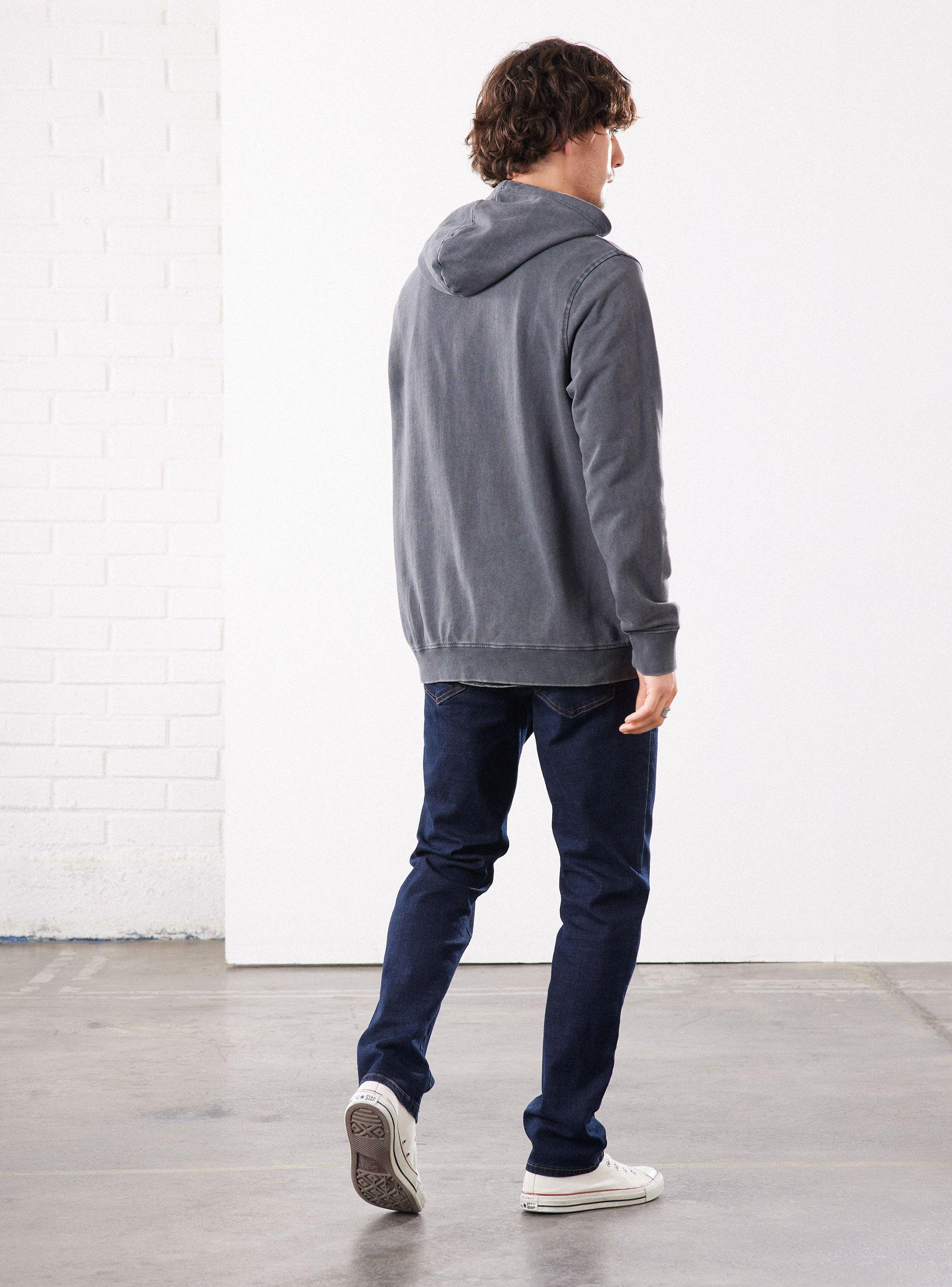 Polerón Canguro Hoodie Lavado-5