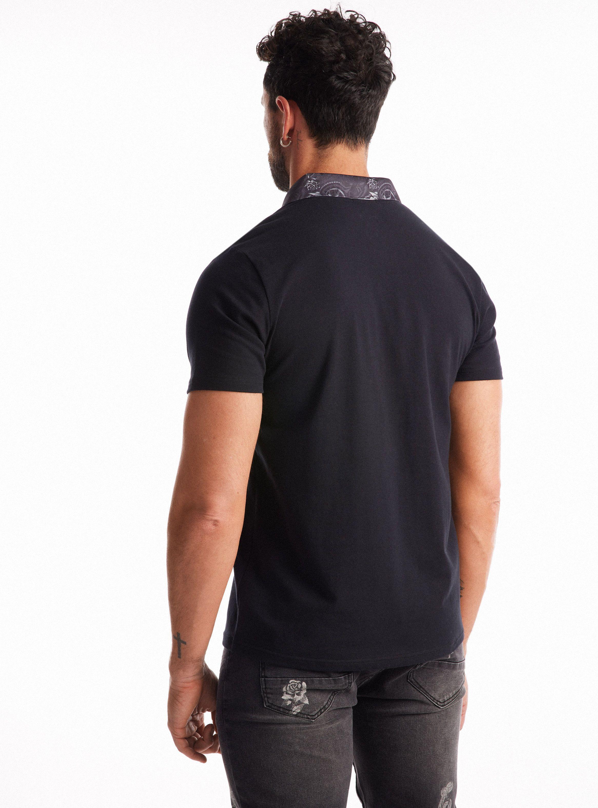 Polera ED Hardy Cuello Polo Estampado-1