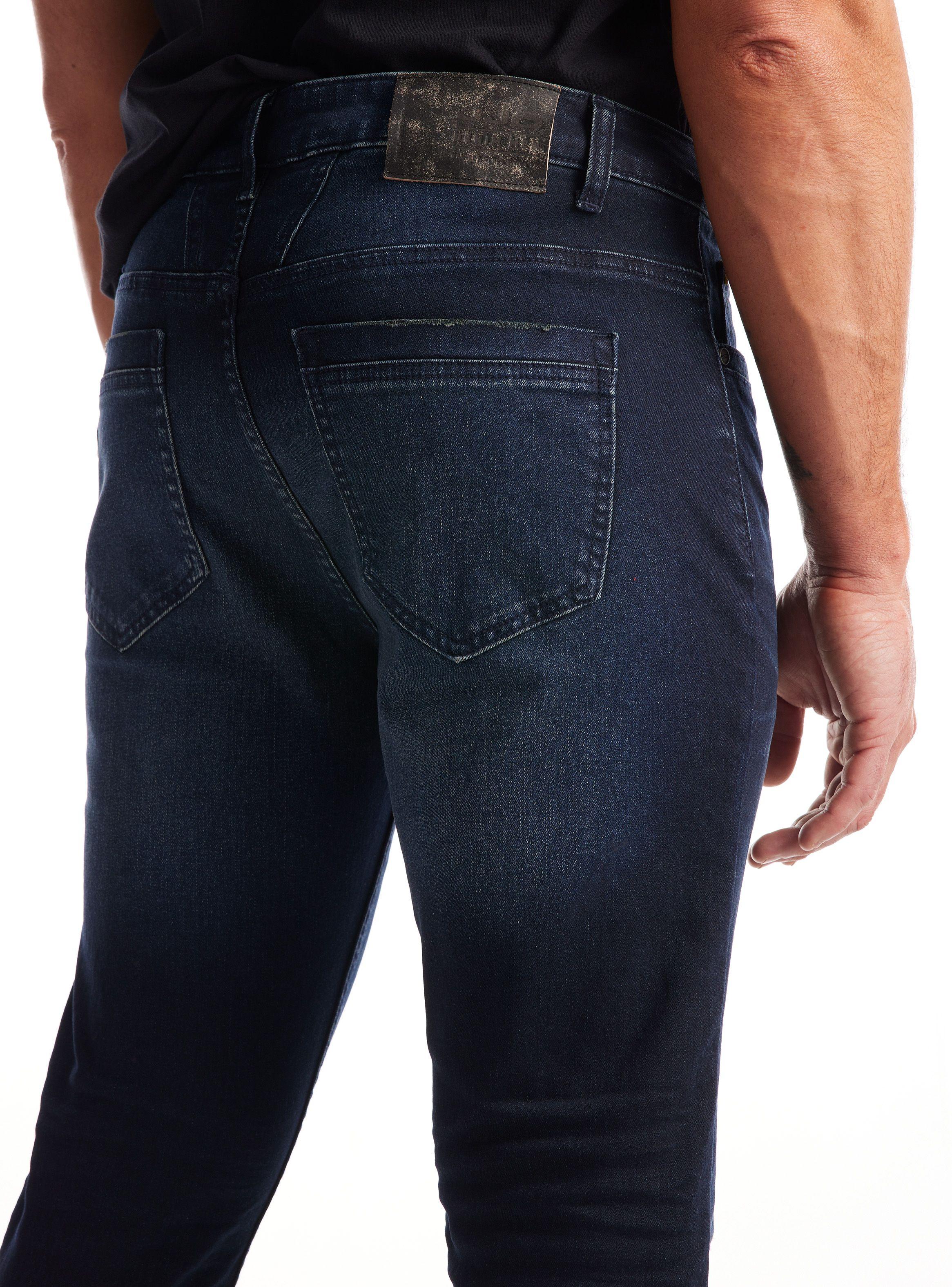 Jeans Oscuro Desgastado Roturas Basta Desgastada-3