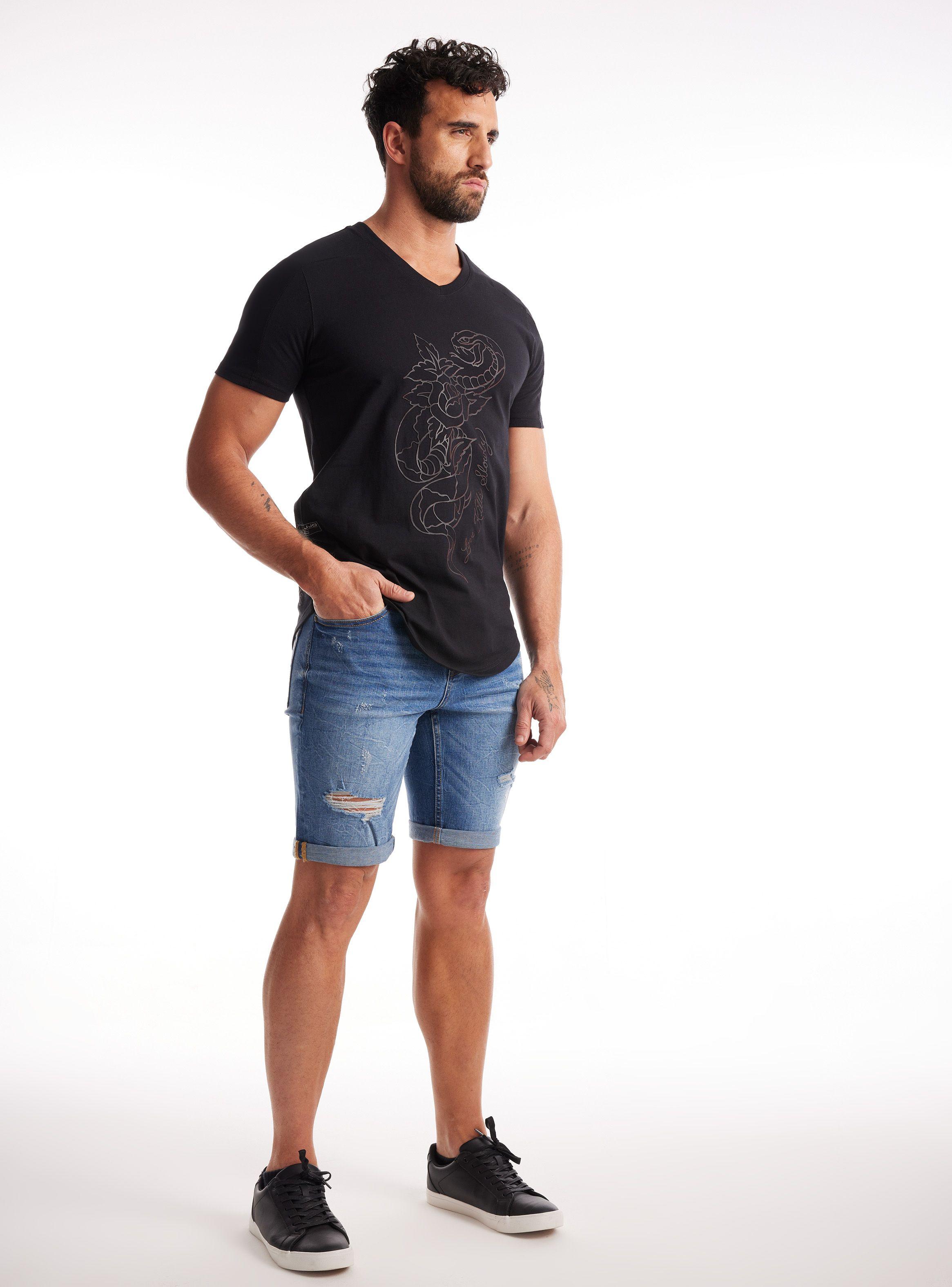 Bermuda Ed Hardy Roturas y Destapador Metálico-4
