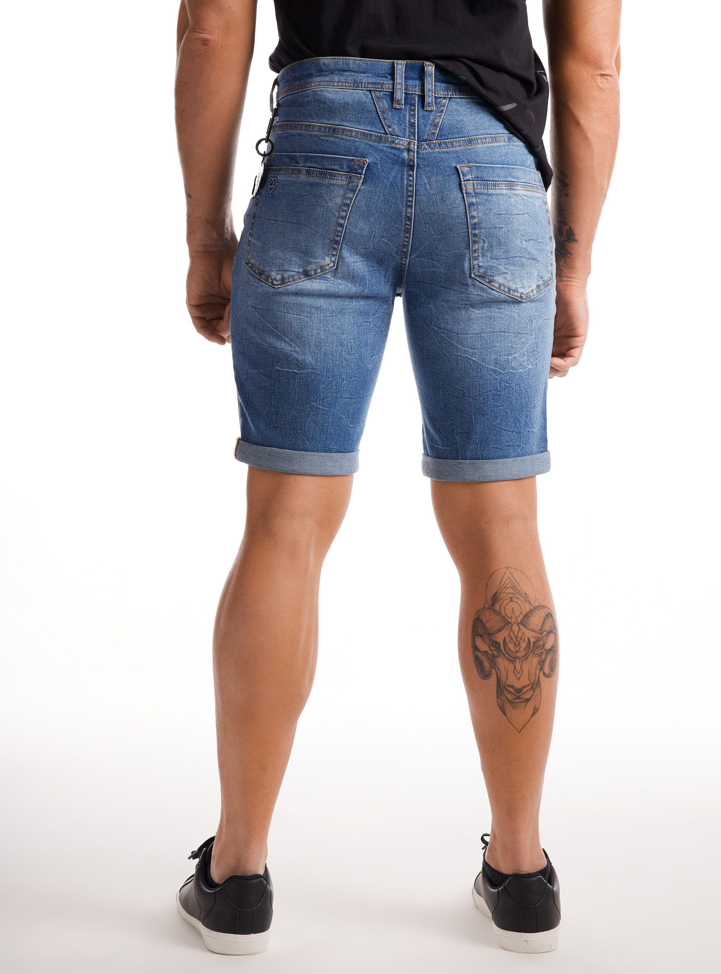 Bermuda Ed Hardy Roturas y Destapador Metálico-1