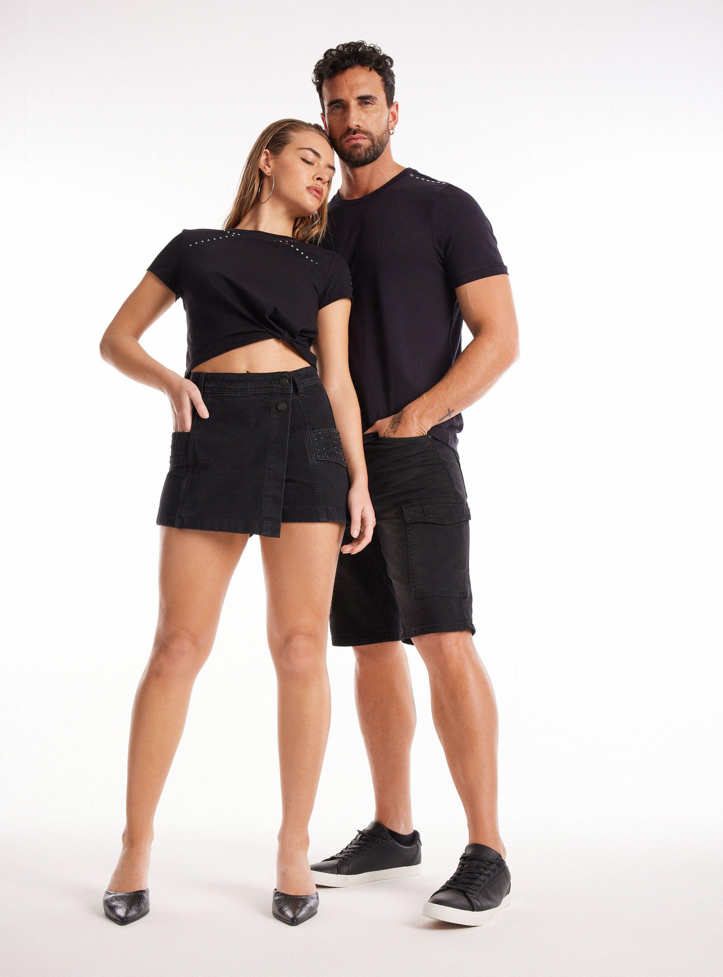 Bermuda Oscuro con Bolsillo Cargo-1