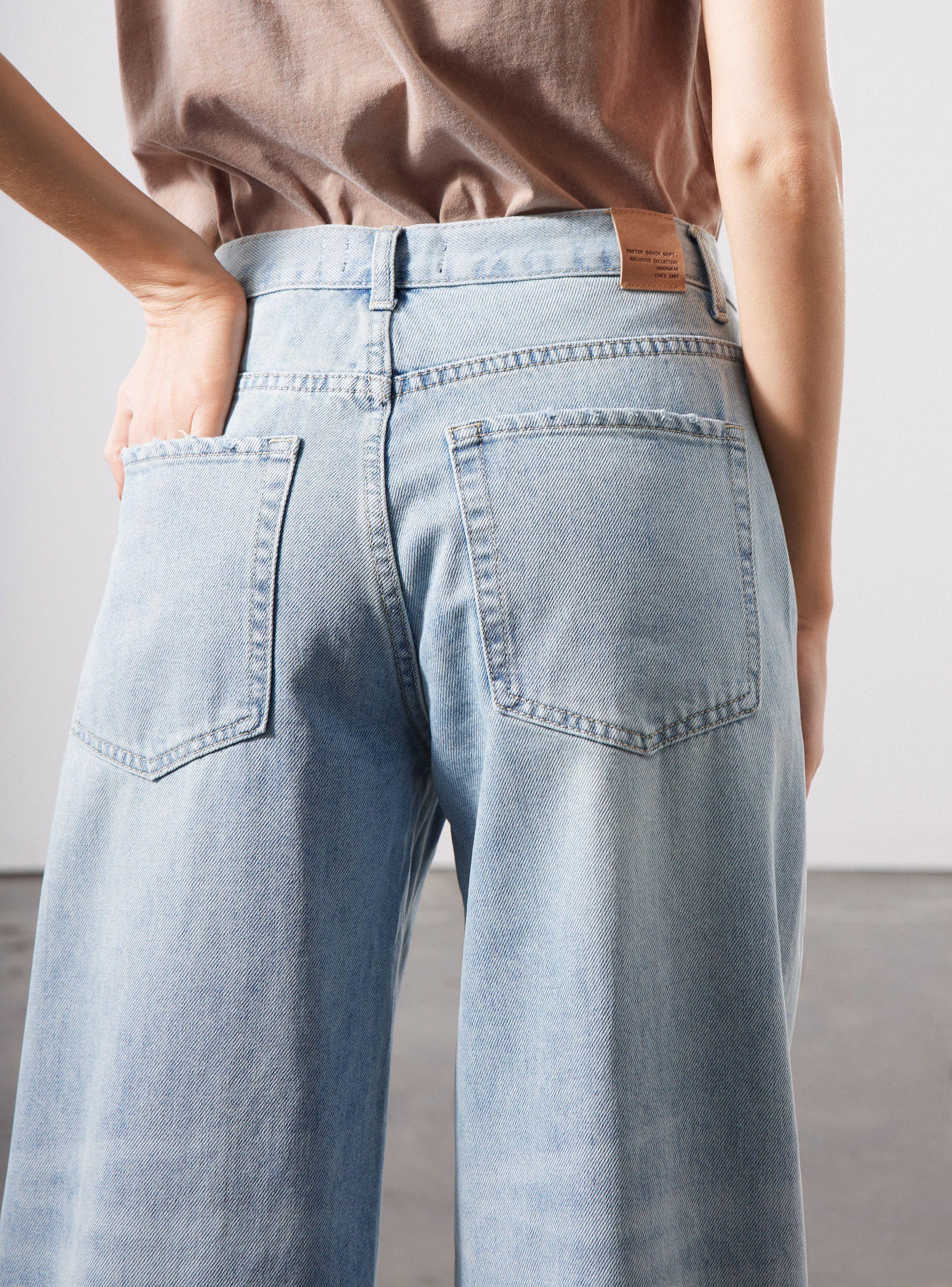 Jeans Wide Leg Lavado Claro-3