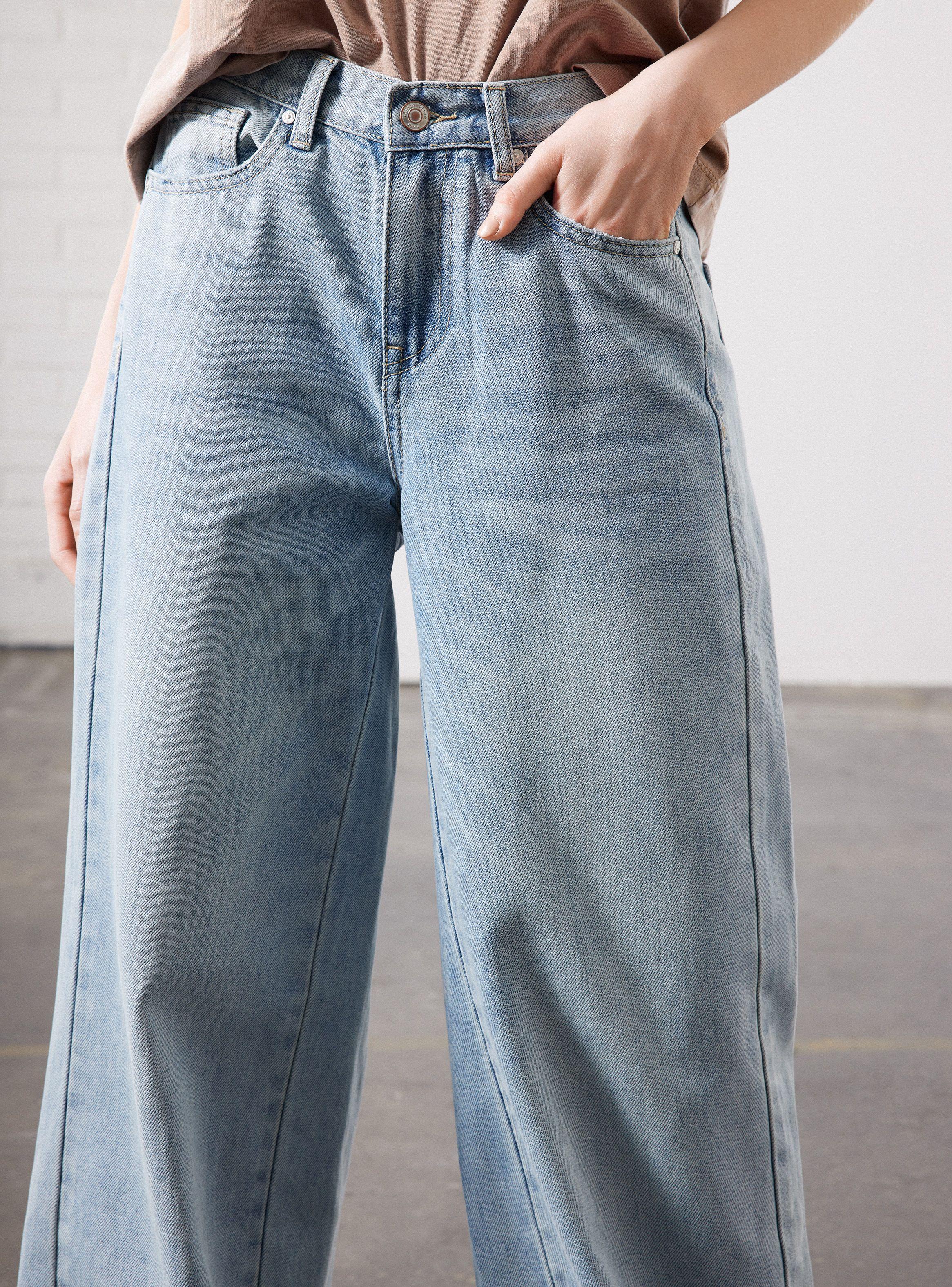 Jeans Wide Leg Lavado Claro-2