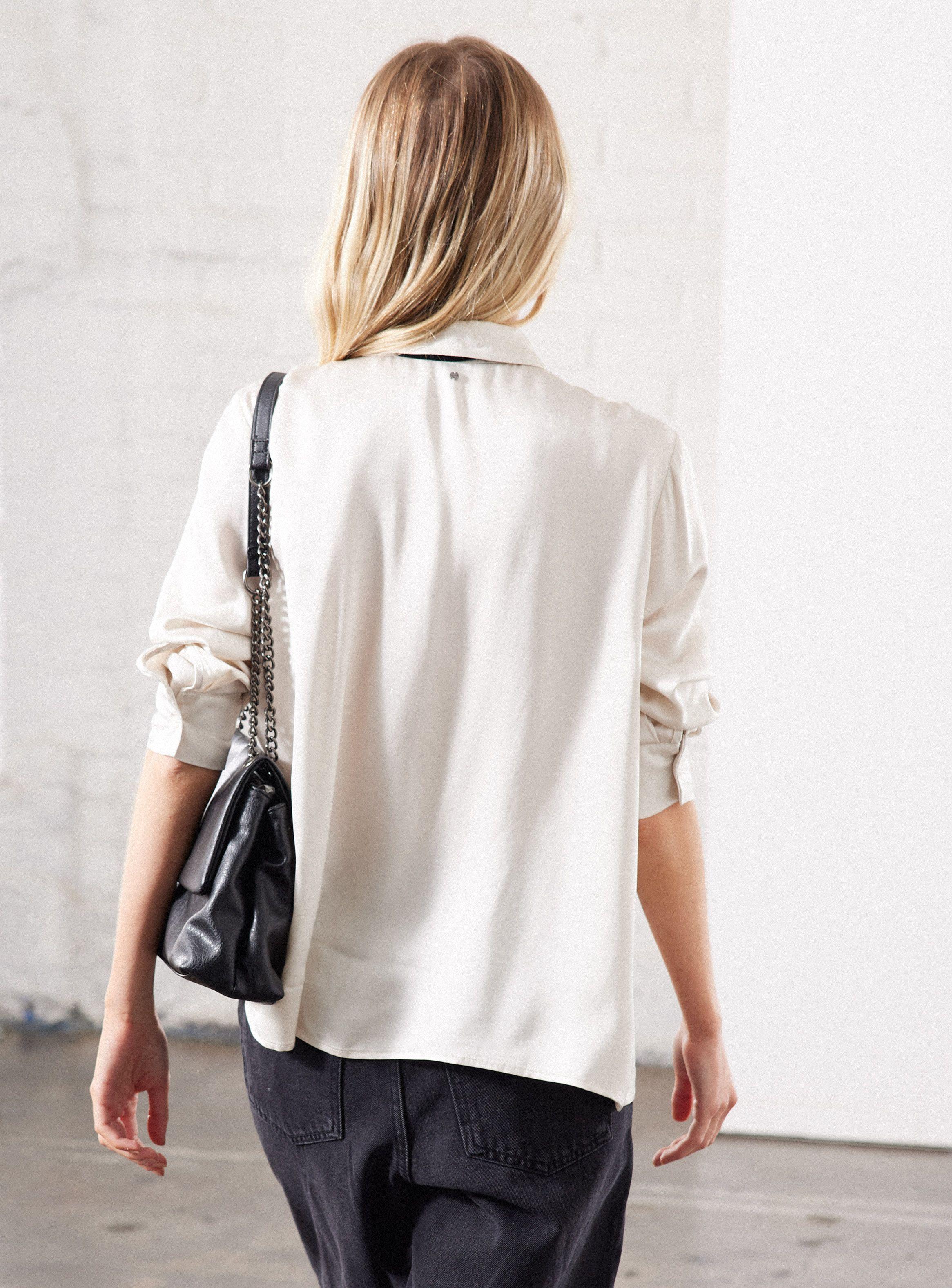 Blusa Satin con Lazo-1