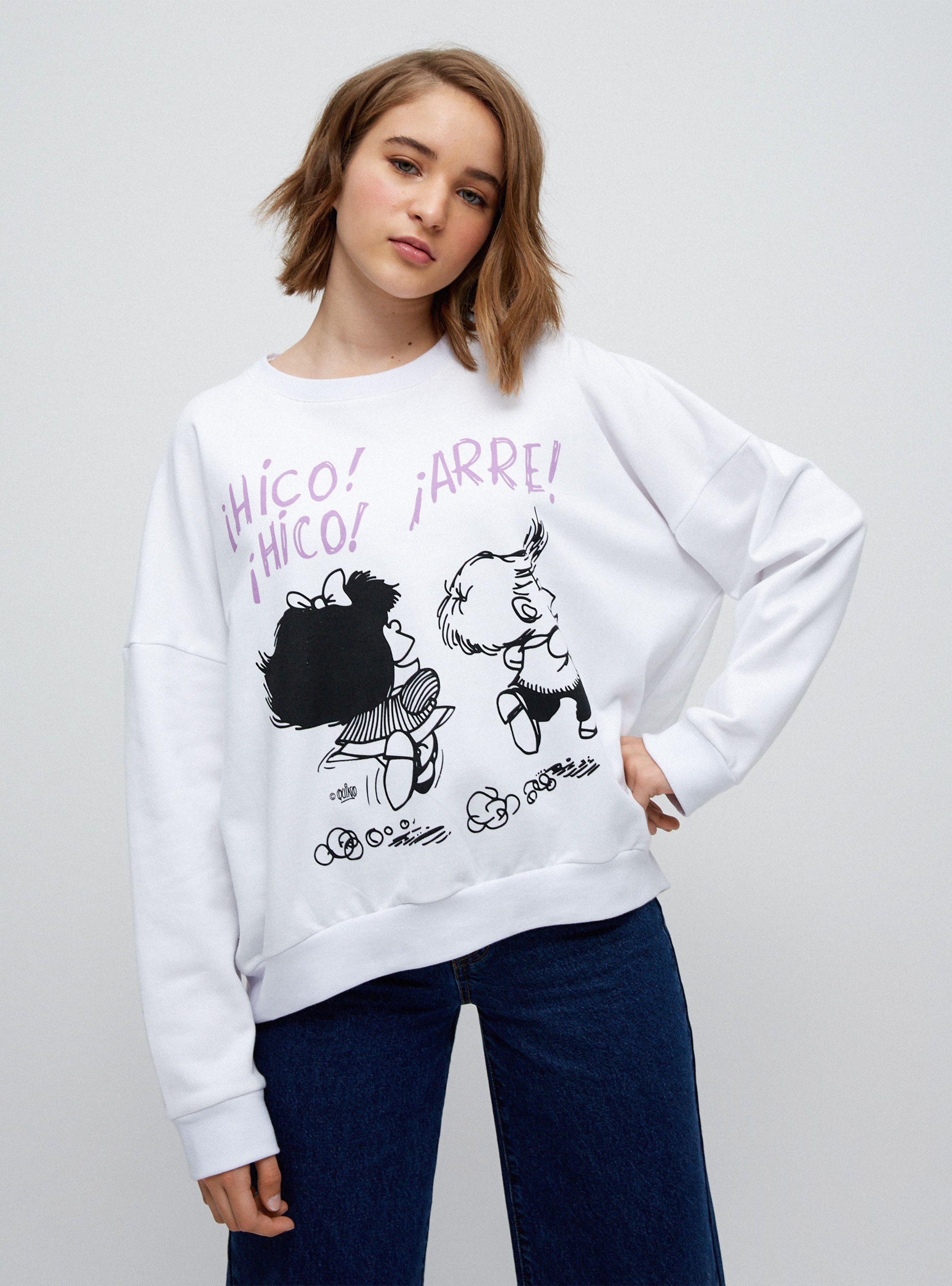 Polerón Manga Larga Mafalda "Arre!"-0
