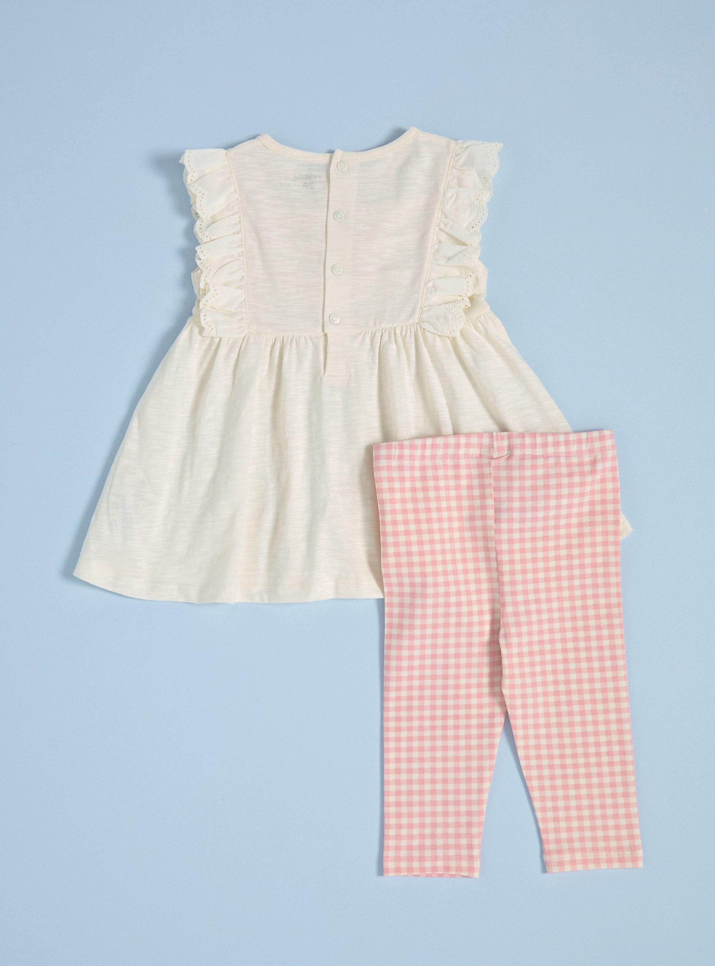 Conjunto Polera con Macrame y Calzas Estampadas-1