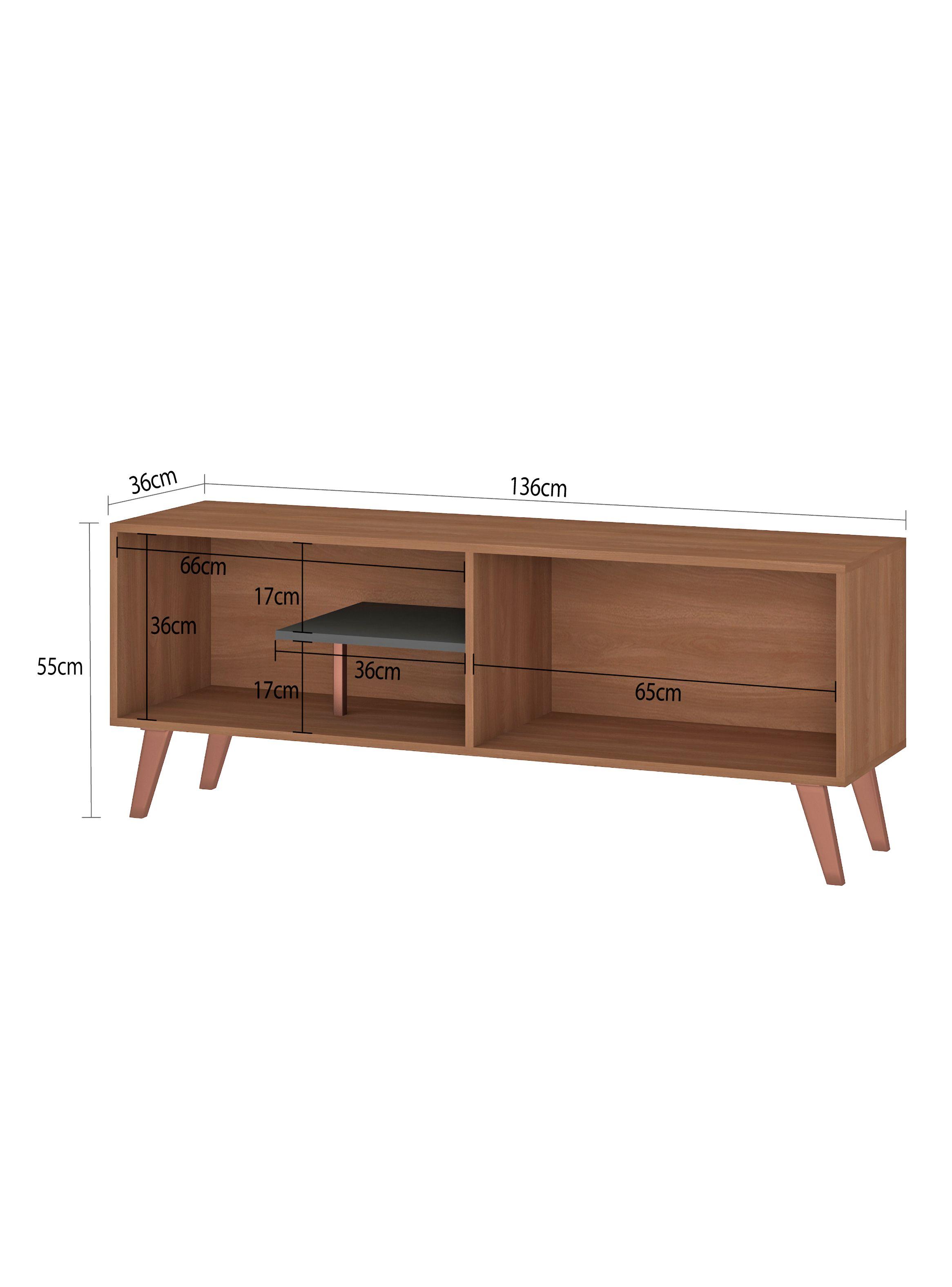 Rack Tv 60" Manchester Gris-2