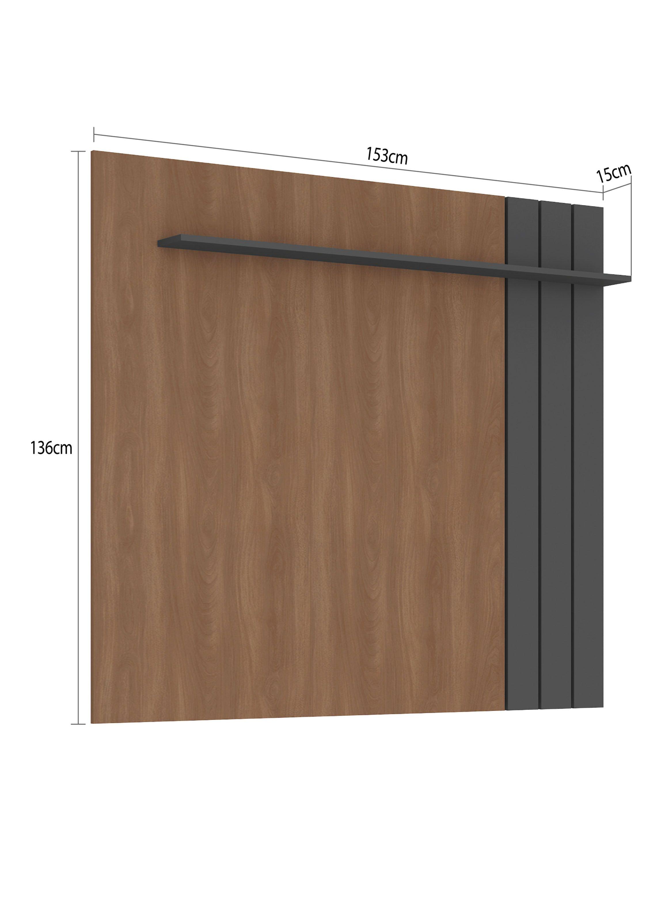Combo Panel Tv 65" + Rack 1 Puerta Manchester Gris-1
