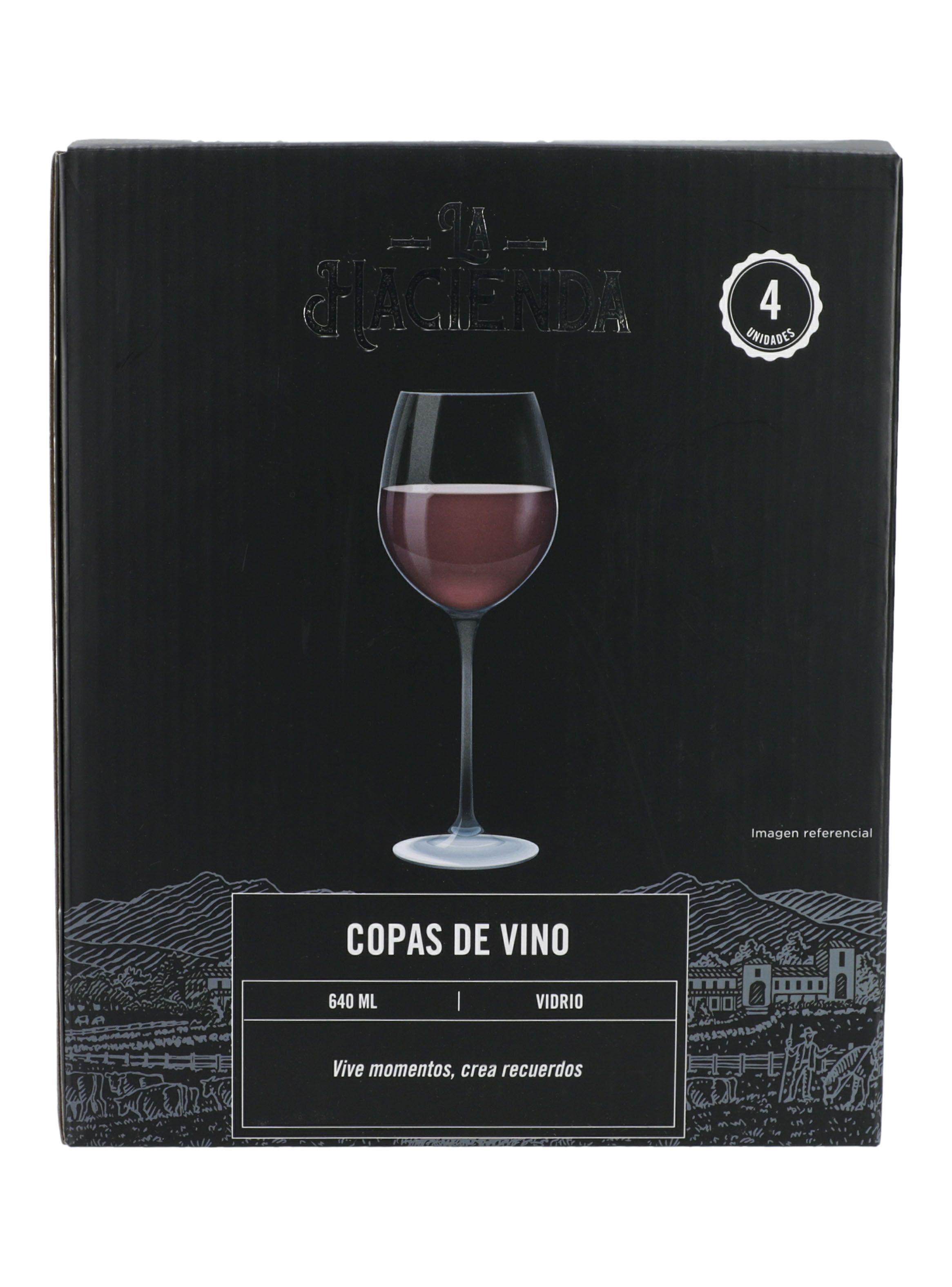 Set 4 Copas Vino 640 ml-4