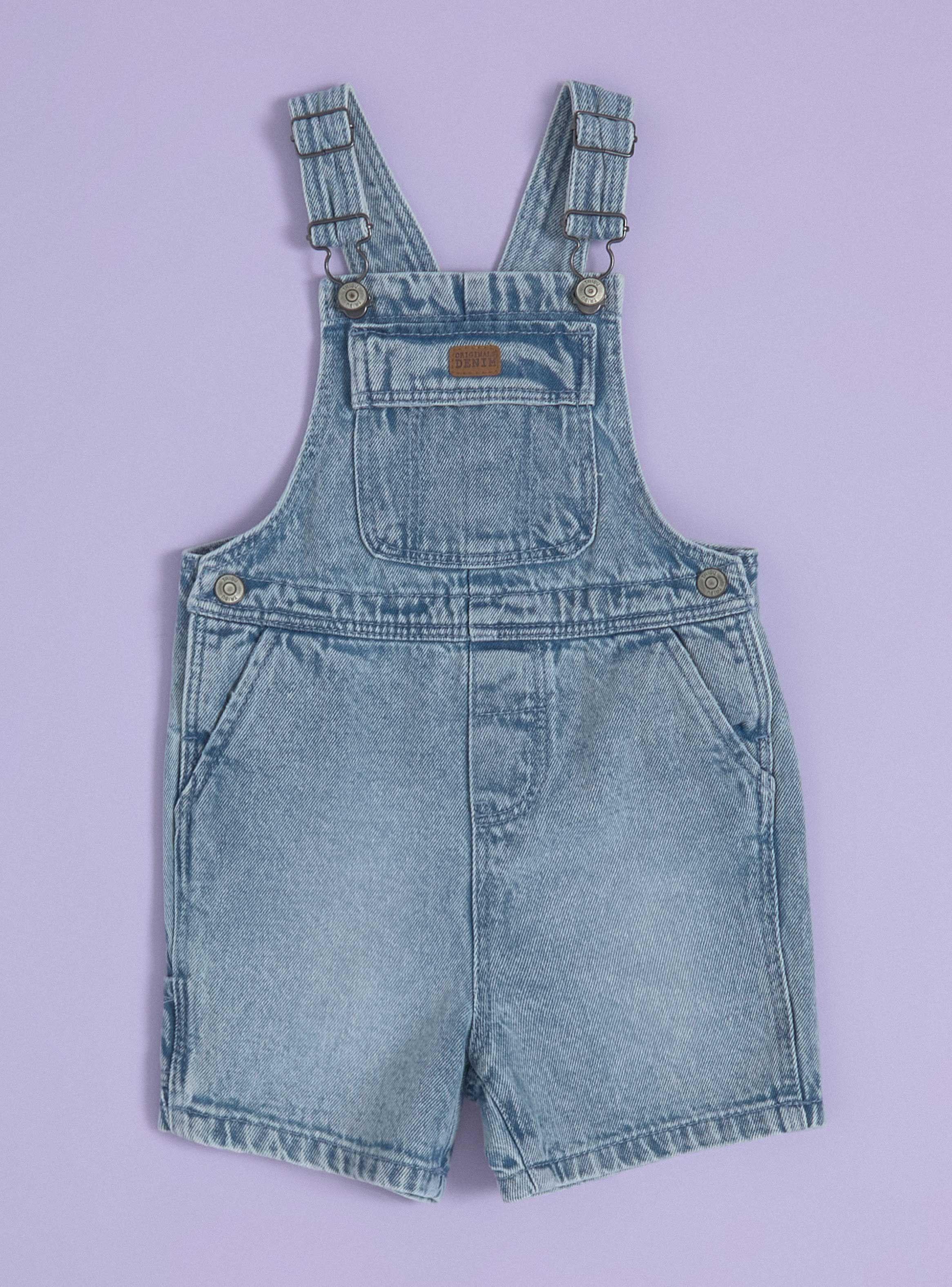 Jardinera Lavada Mezclilla-0