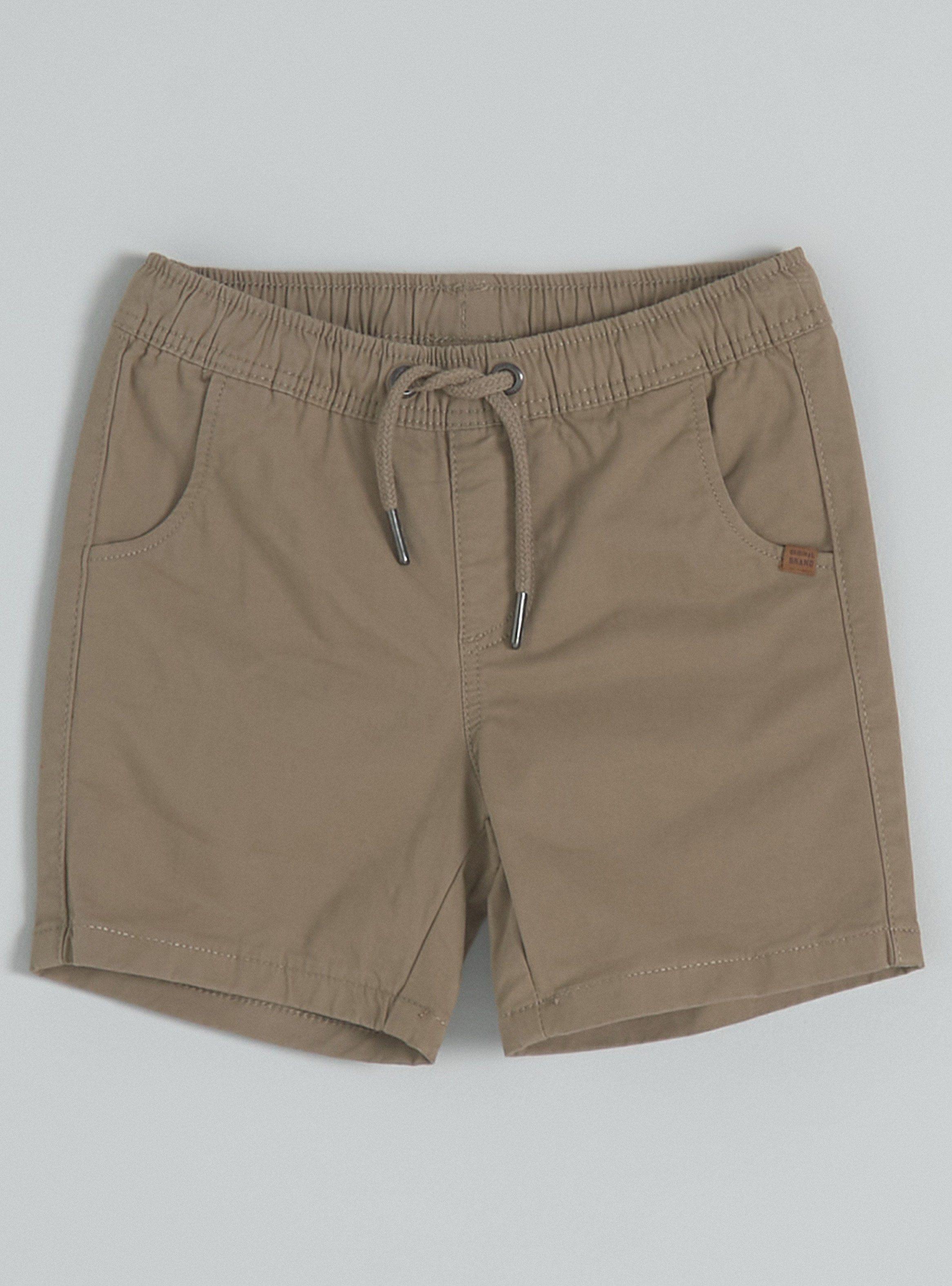 Short Sólido Bolsillo Chino con Cordón-0