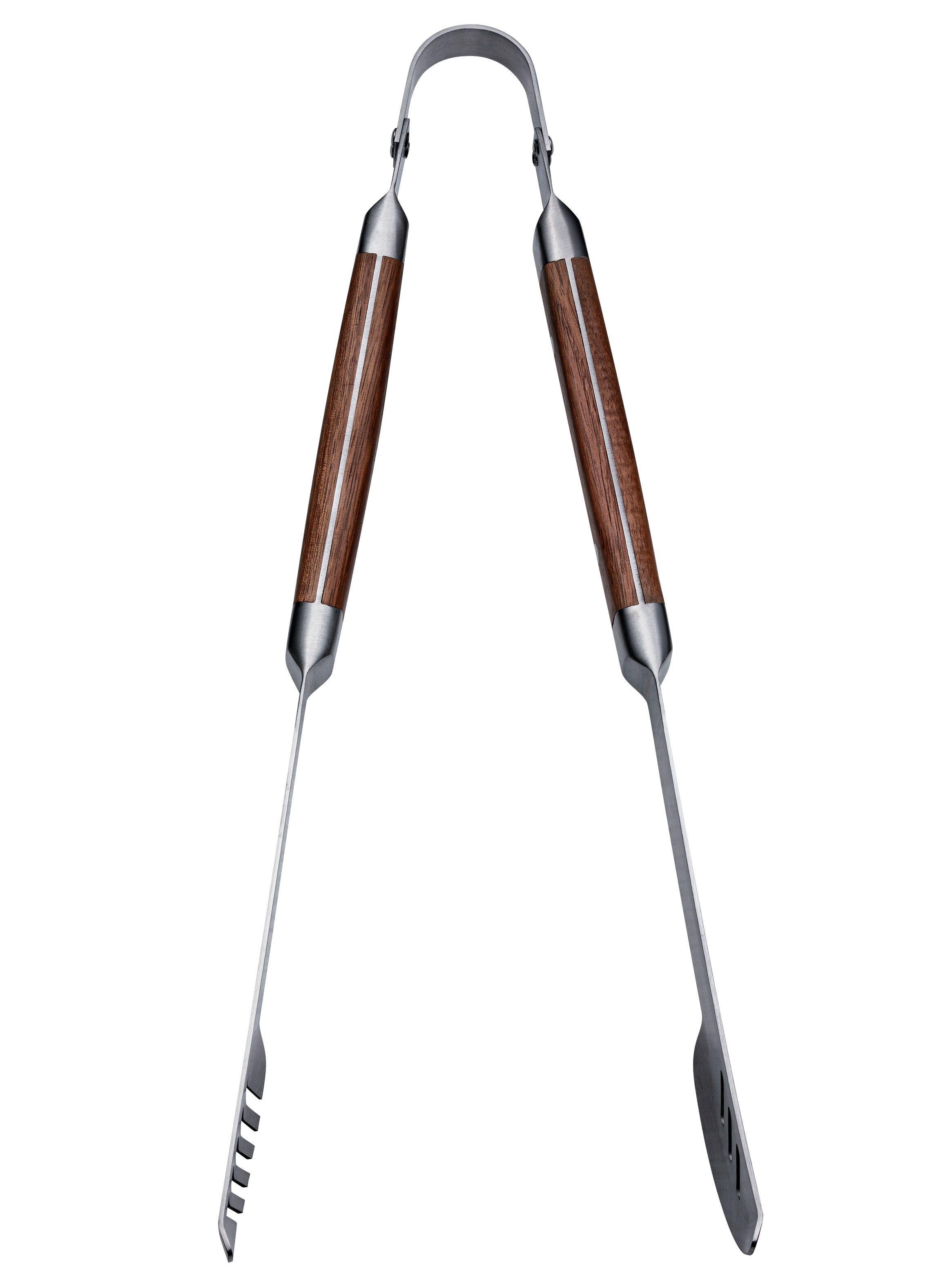 Set 4 Utensilios Asado Acero Acacia-2