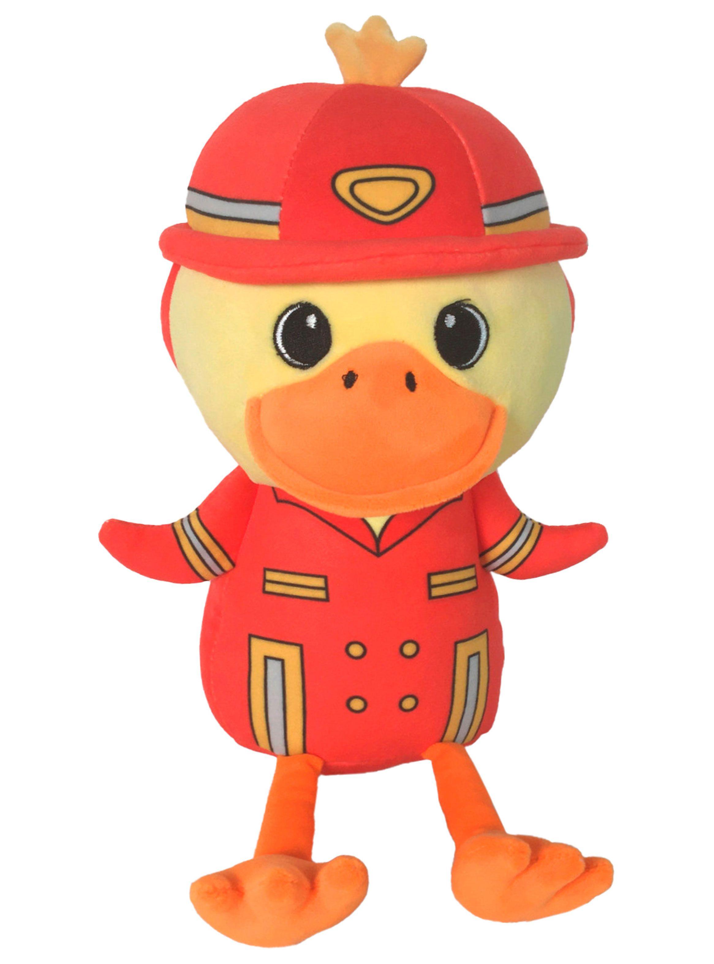 Peluche Pato Colección Bombero-0