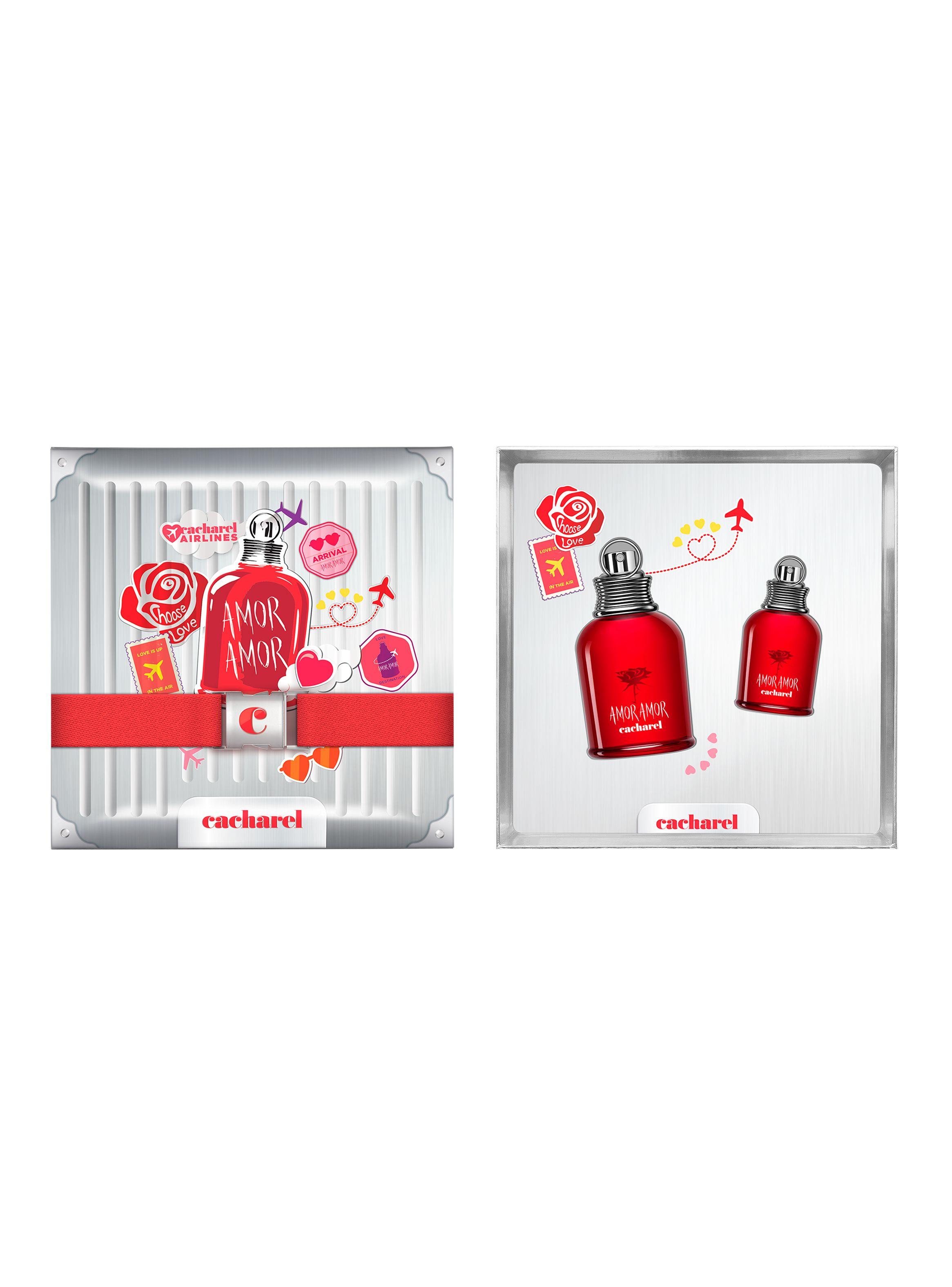 Set Perfume Amor Amor EDT Mujer 100 ml + 30 ml-1