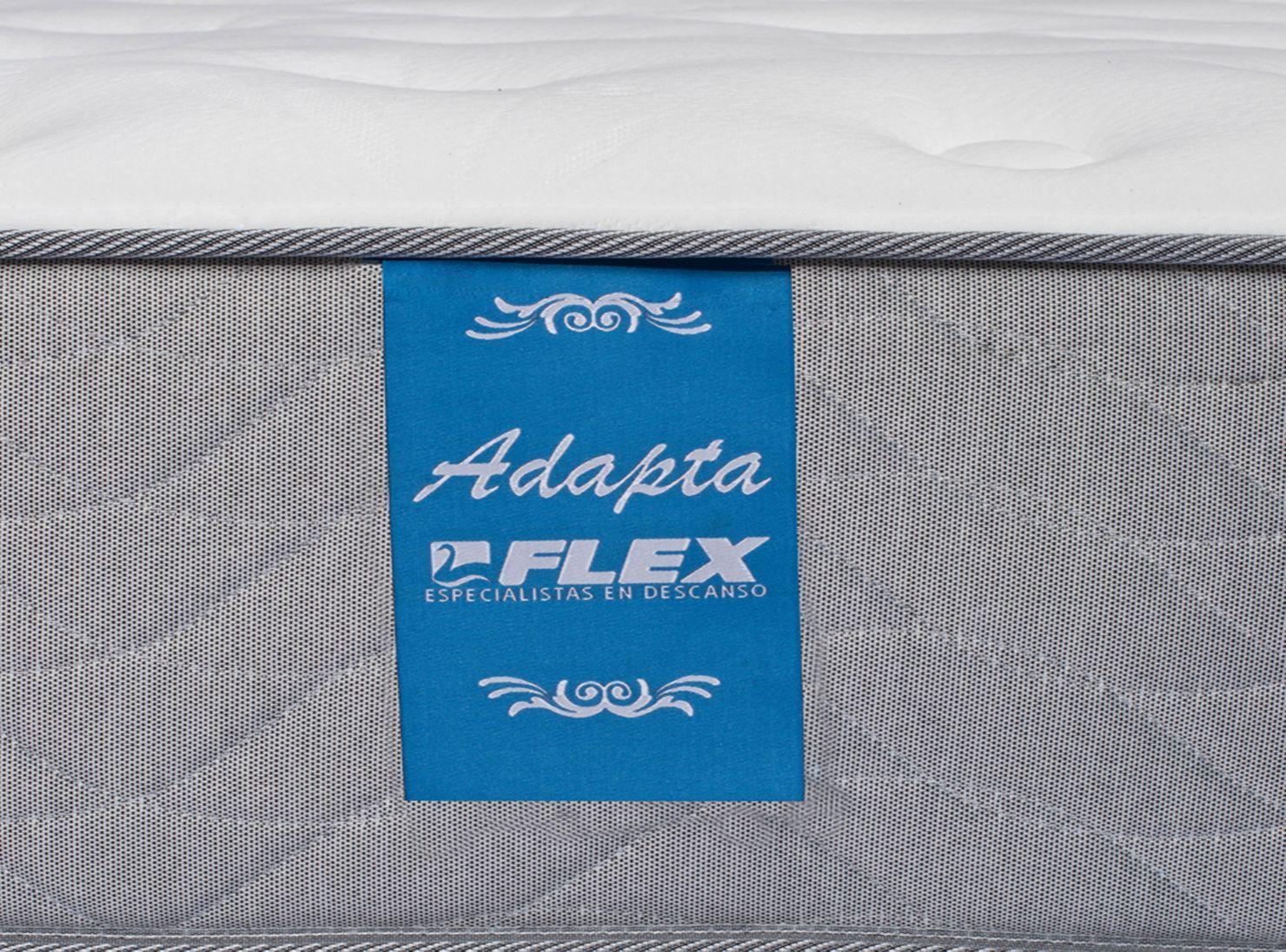 Set Cama Europea Adapta 2 plazas Base Dividida +  Respaldo + Veladores Florencia-3