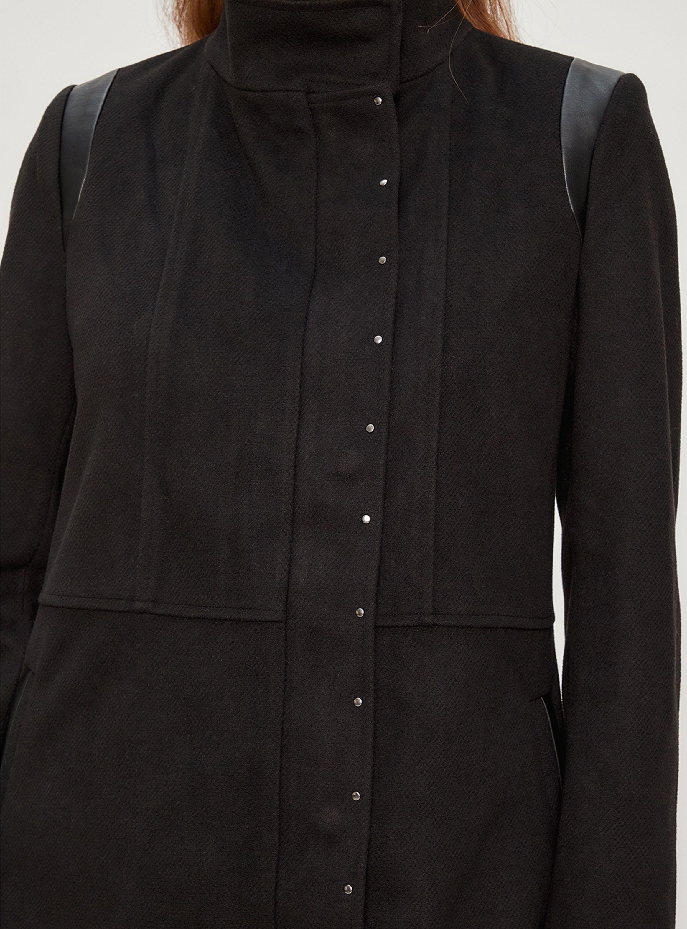 Abrigo Liso Cuello V Básico-2