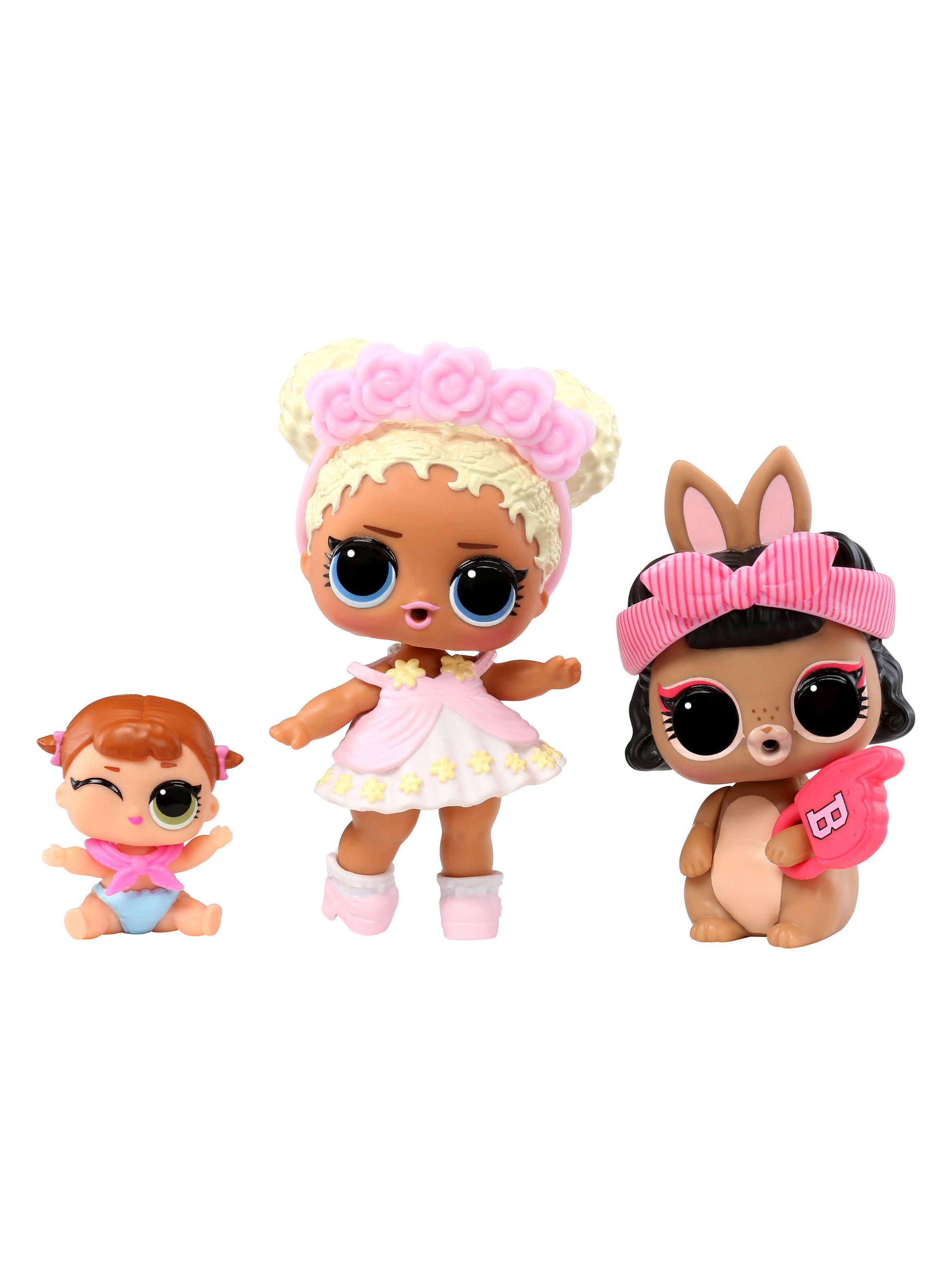 Muñeca L.O.L Surprise Tot + Pet + Lil Sis 3 Pack-5