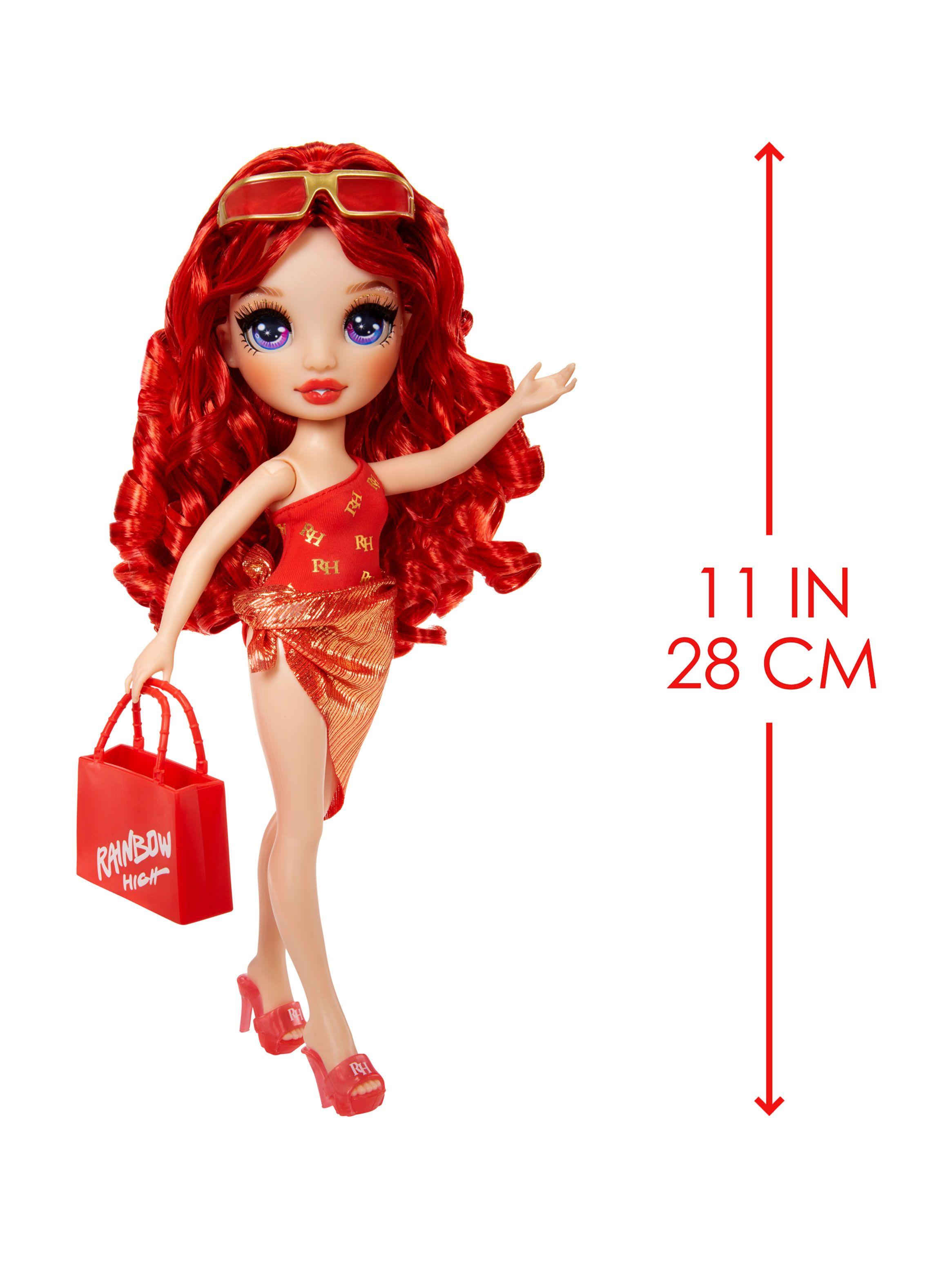 Muñeca Rainbow High Swim & Style Fashion Ruby Rojo-1