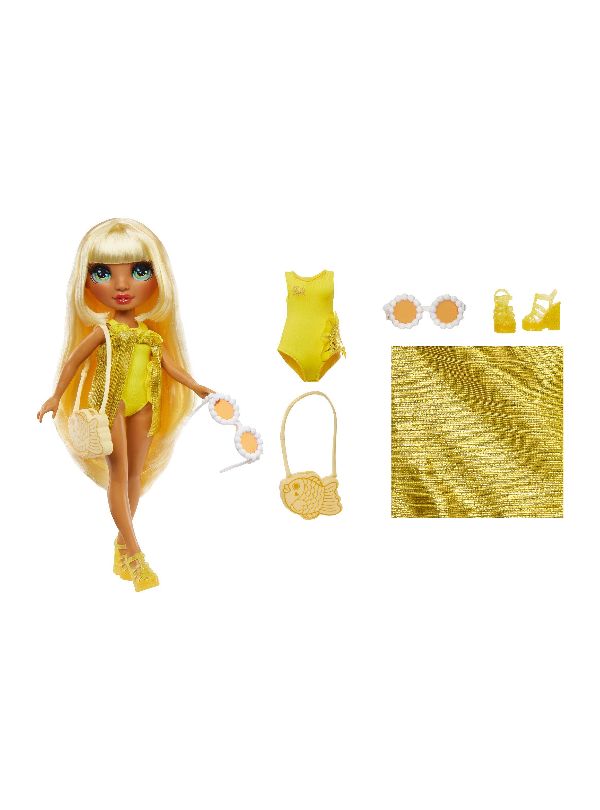 Muñeca Rainbow High Swim & Style Fashion Sunny Amarillo-0
